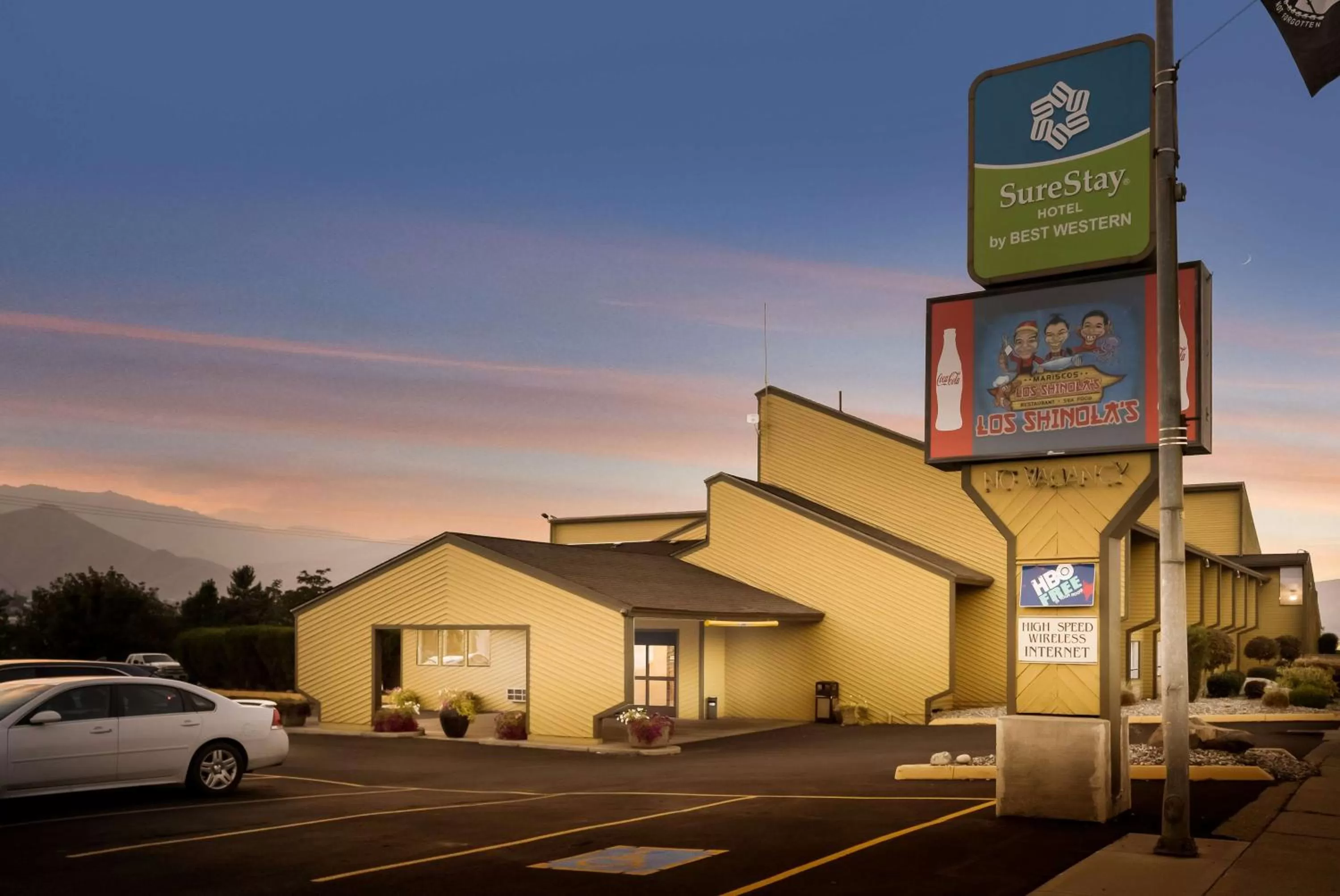 Property building in SureStay Hotel by Best Western Wenatchee