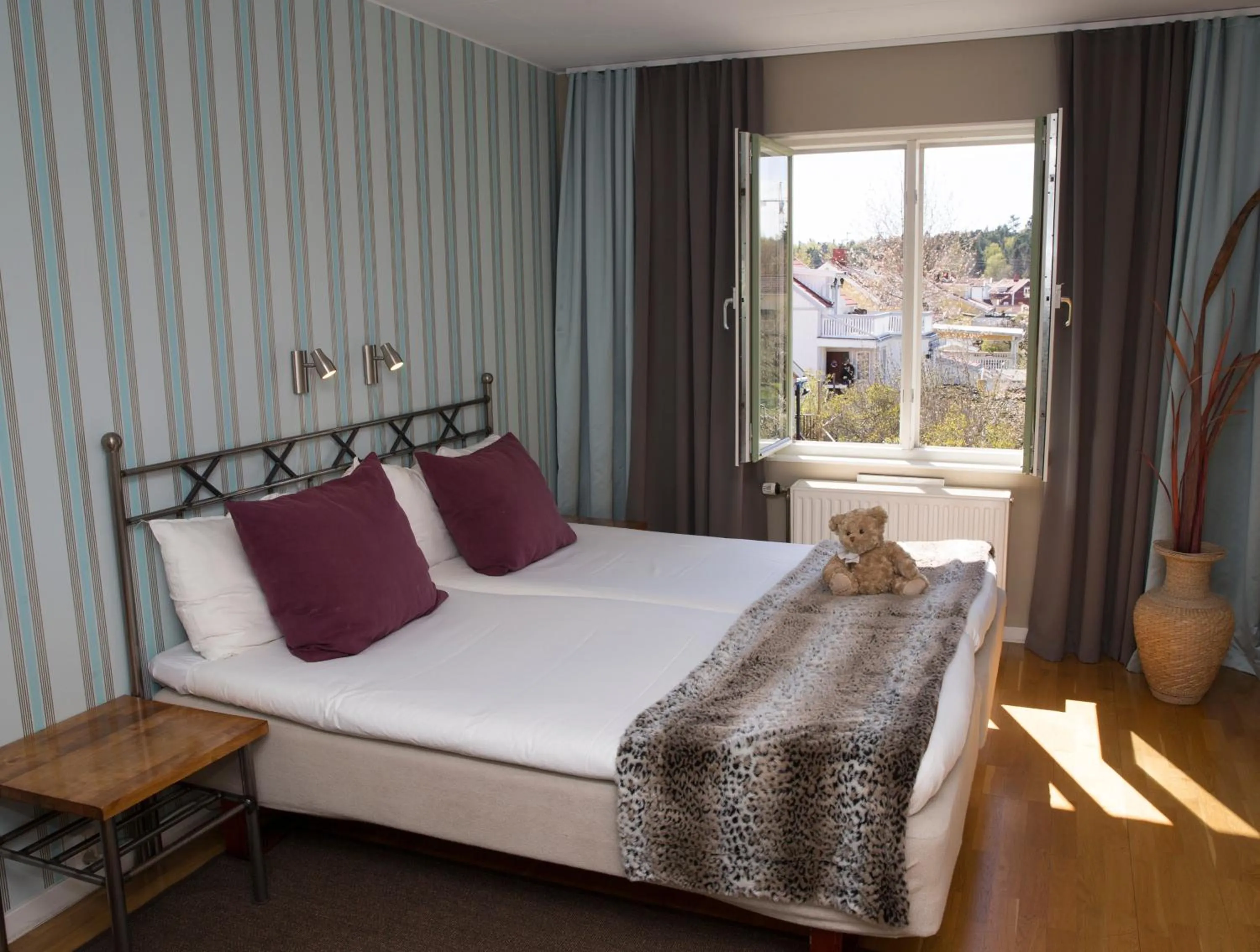 Bedroom, Bed in Maude´s Hotel Enskede Stockholm