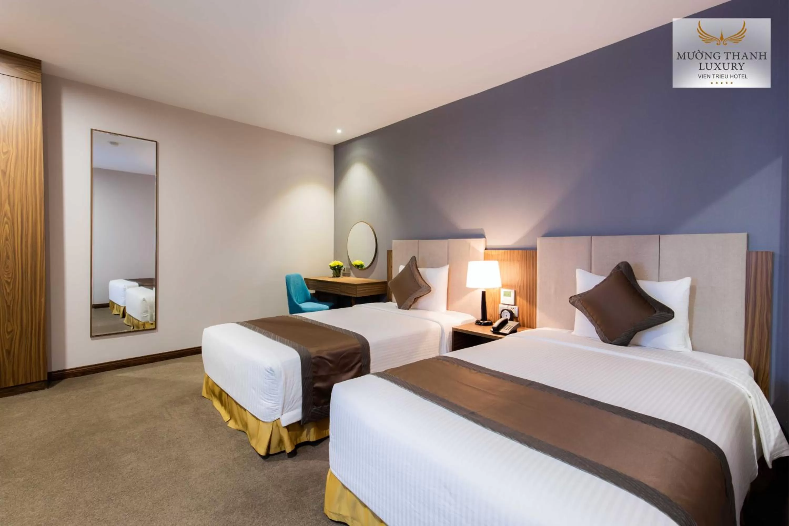 Bedroom, Bed in Muong Thanh Luxury Vien Trieu Nha Trang