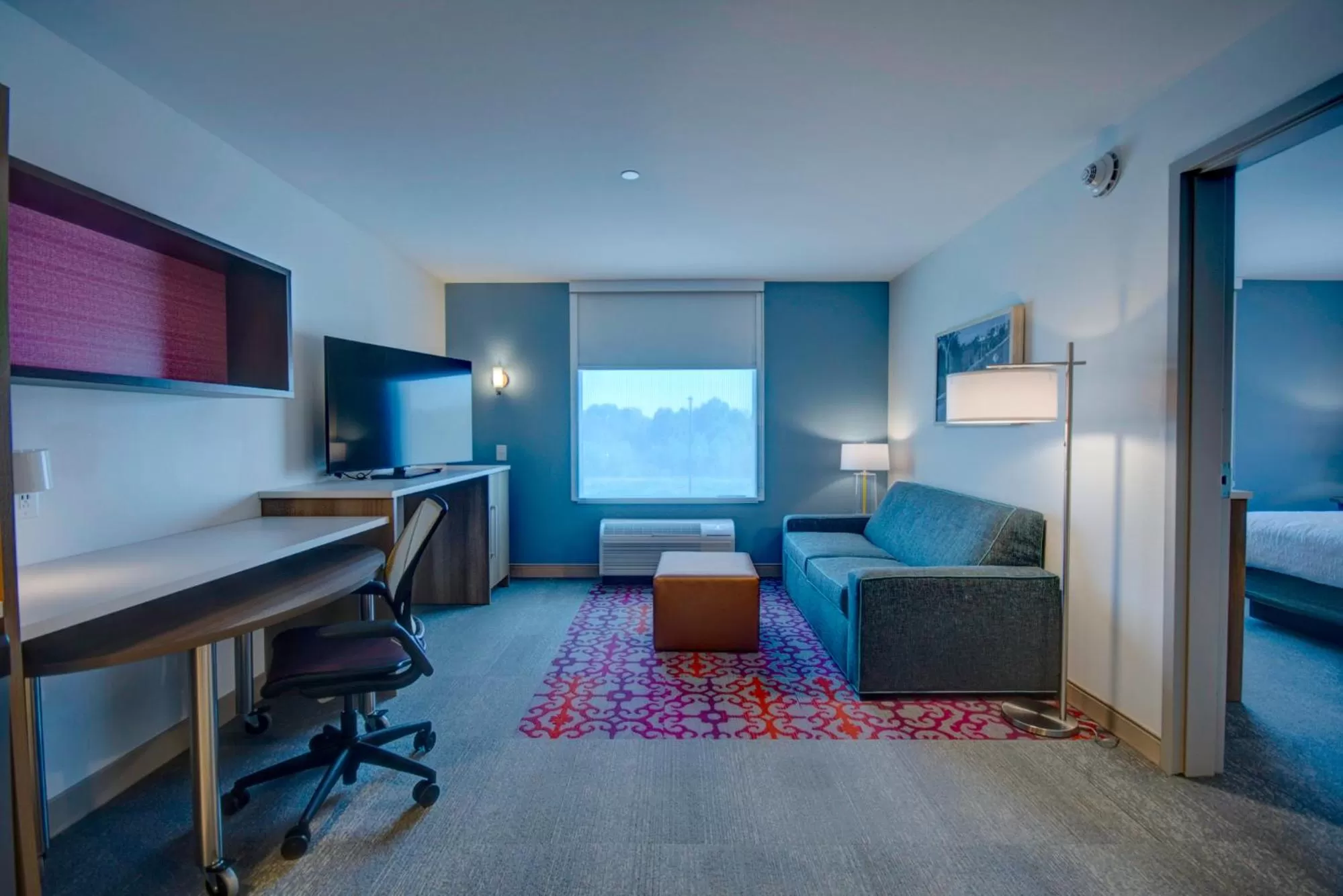 TV and multimedia, Bed in Home2 Suites By Hilton Shepherdsville Louisville South