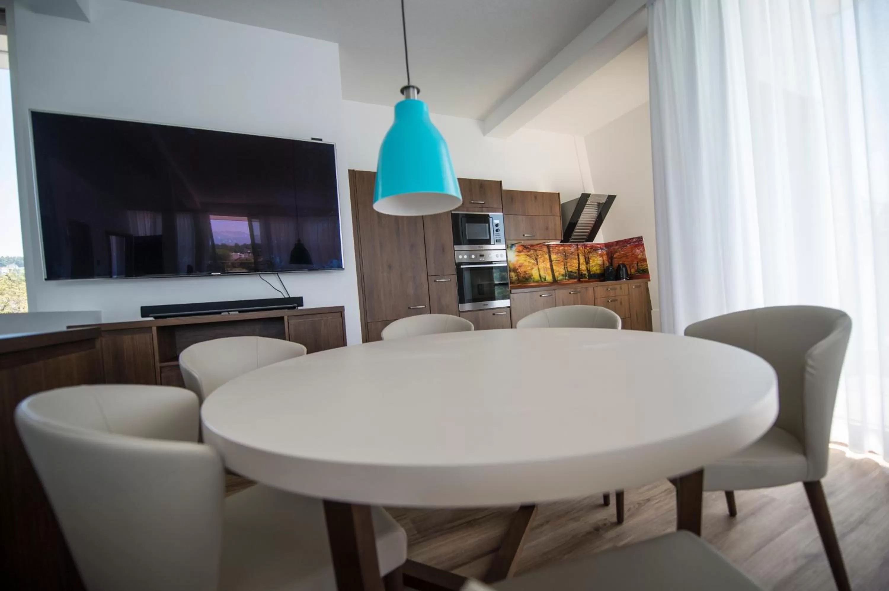 Kitchen or kitchenette in Boutiquehotel Wörthersee - Serviced Apartments