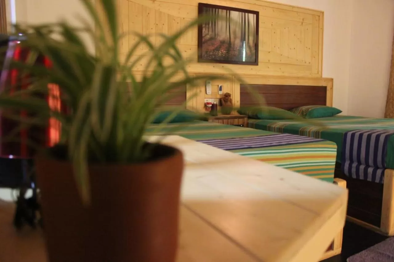 Bed in Green Cottage