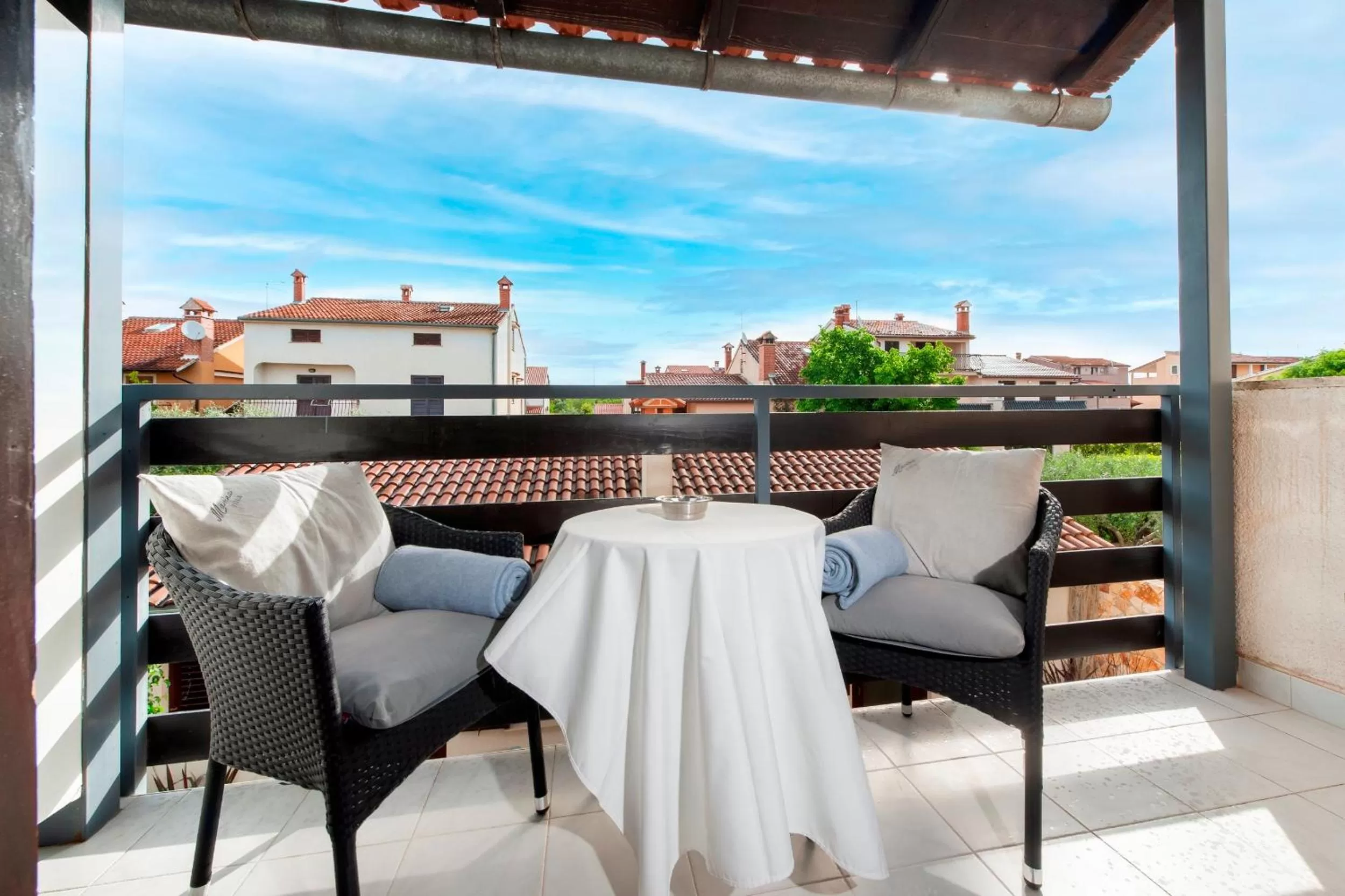 Balcony/Terrace in Villa B&B Marina & Parking Free