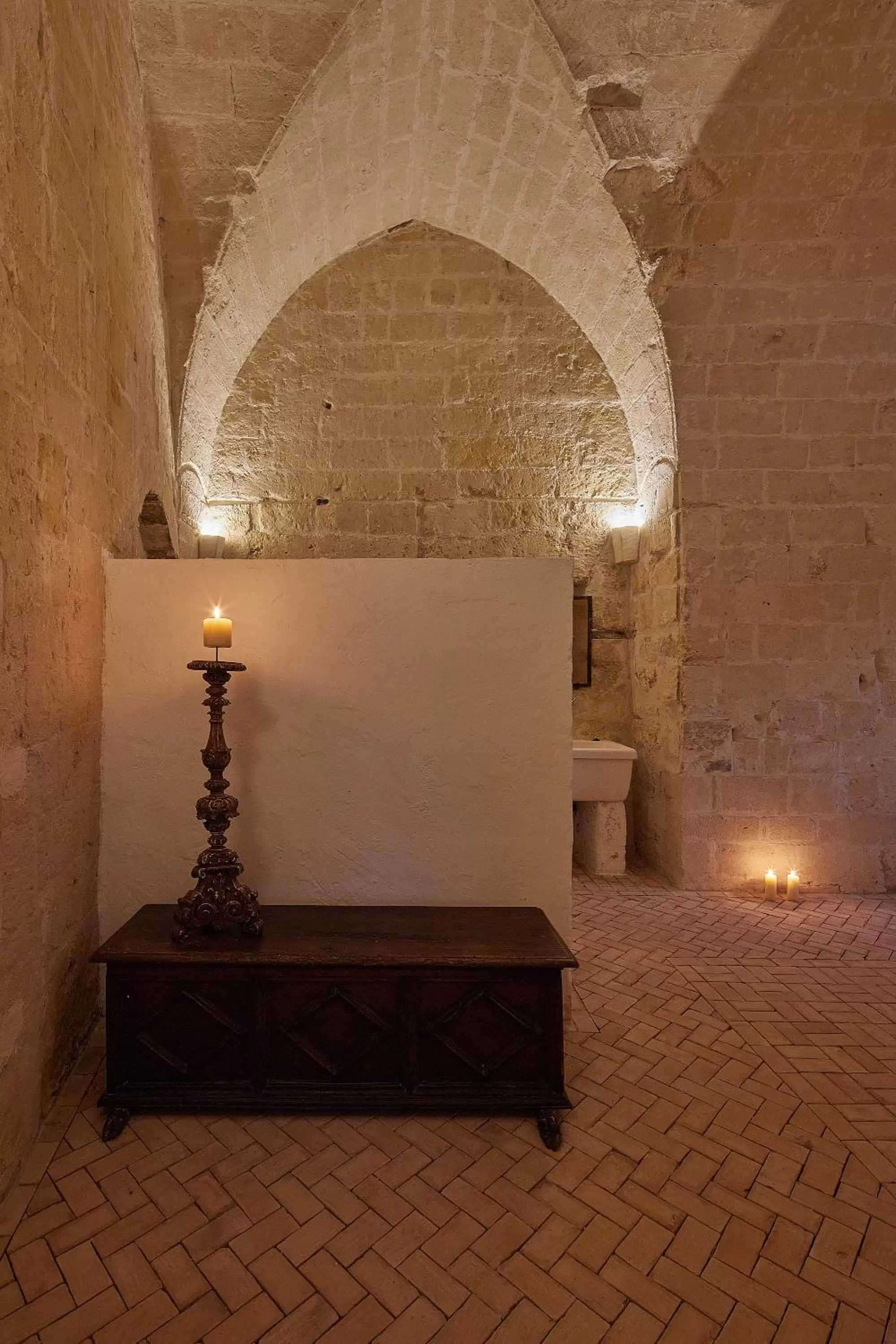 Bathroom in Sextantio Le Grotte Della Civita