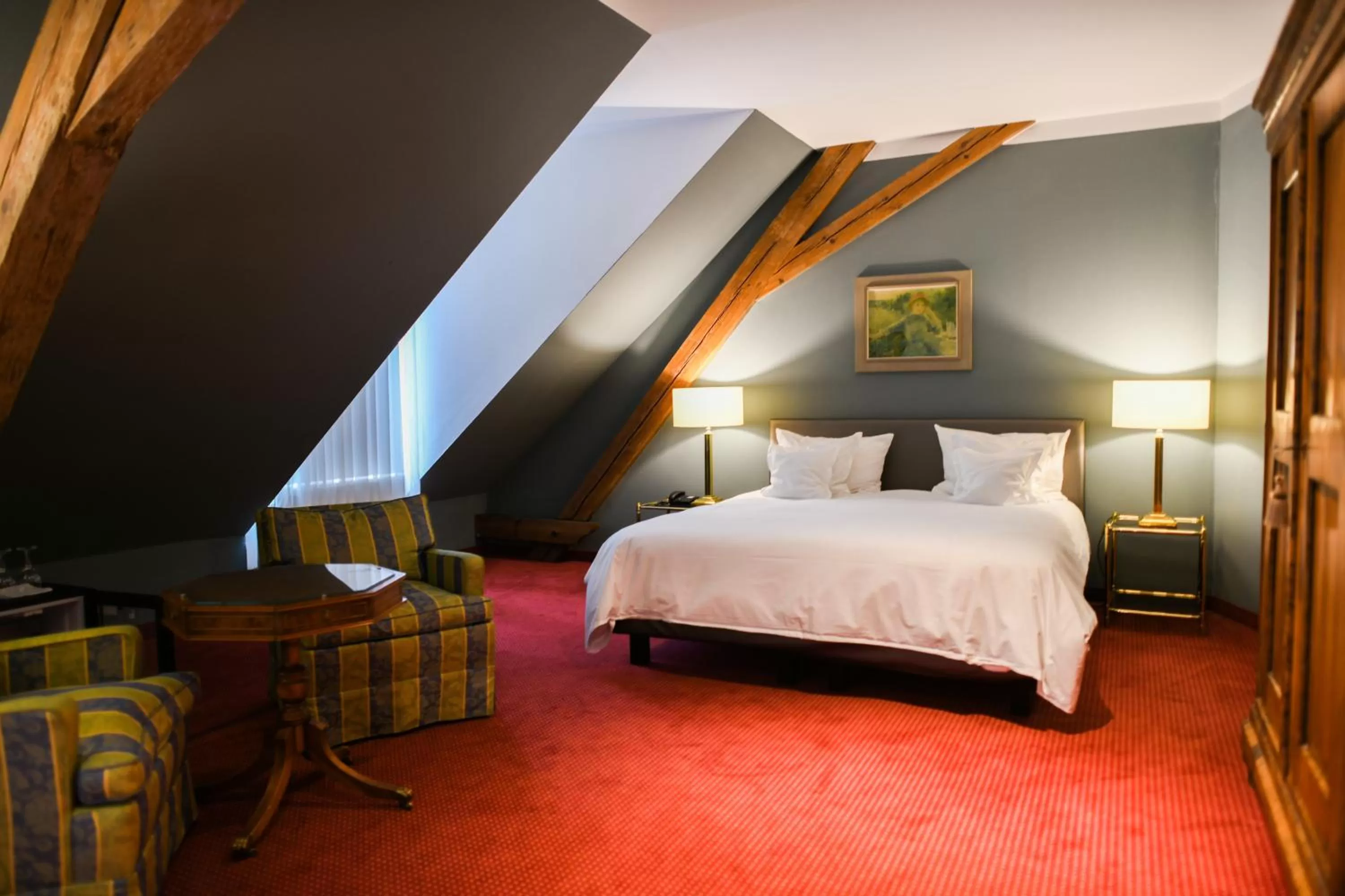 Photo of the whole room, Bed in Hotel Bamberger Hof Bellevue