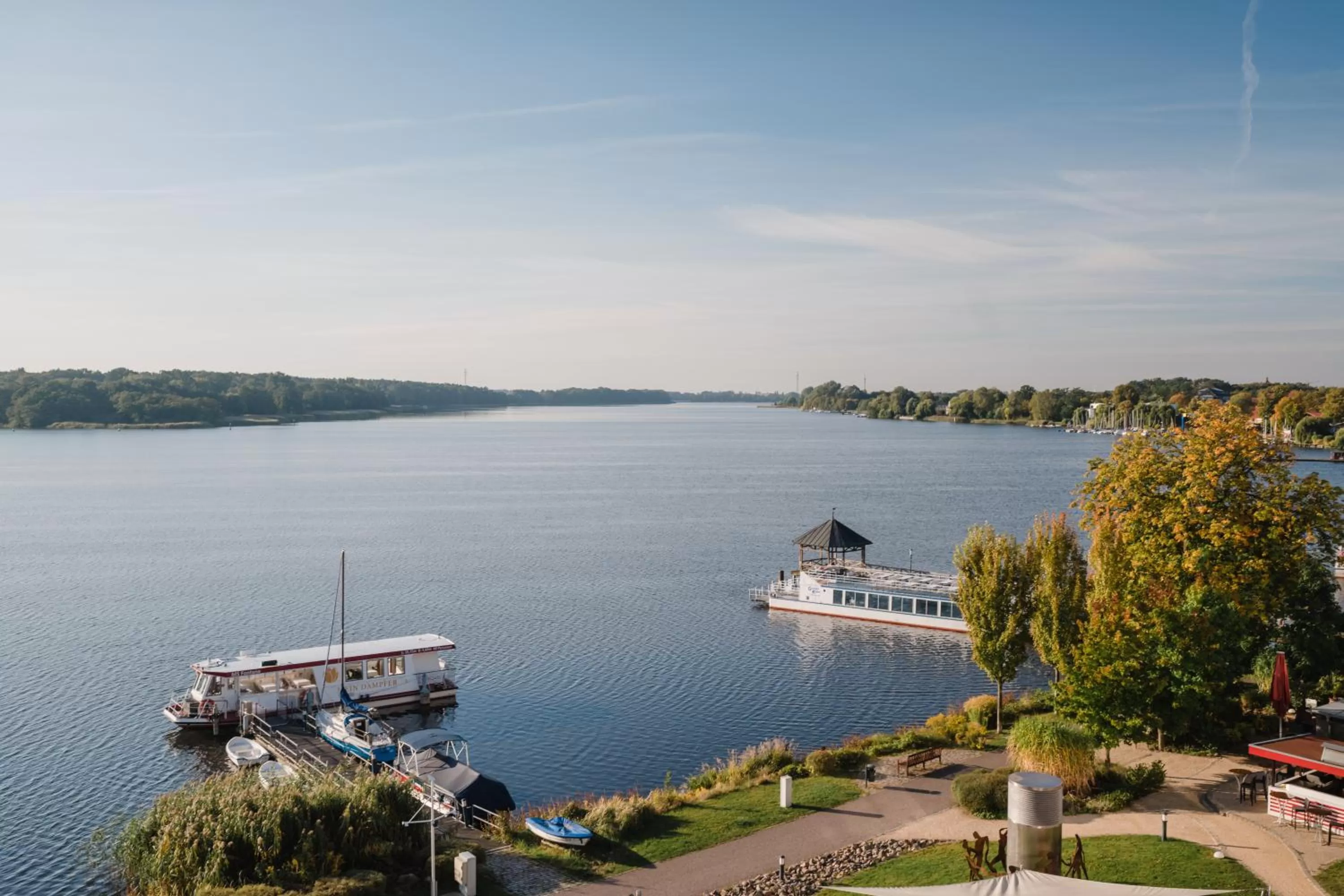 Lake view in Resort Mark Brandenburg & Fontane Therme