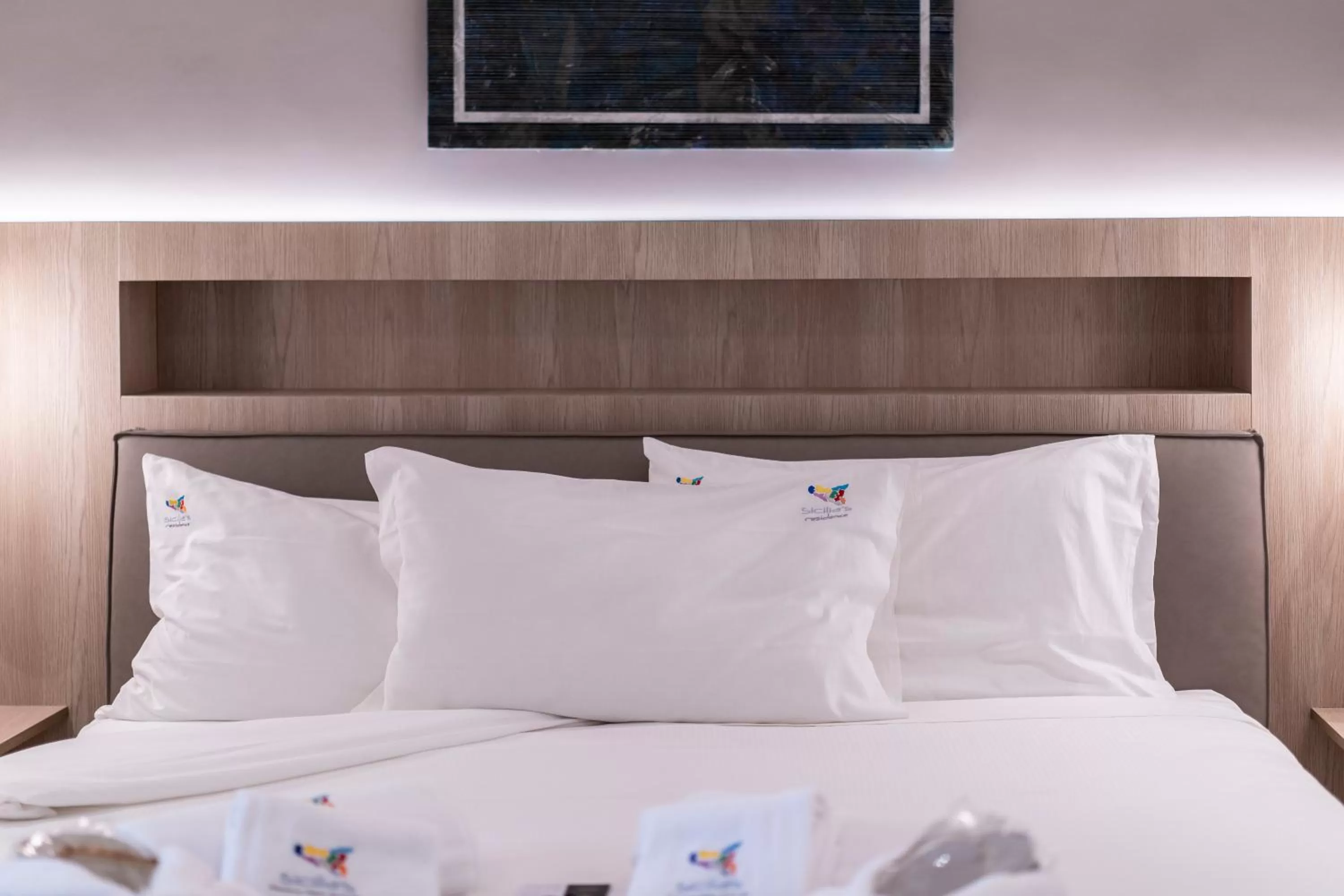 Bed in Sicilia's Art Hotel & Spa