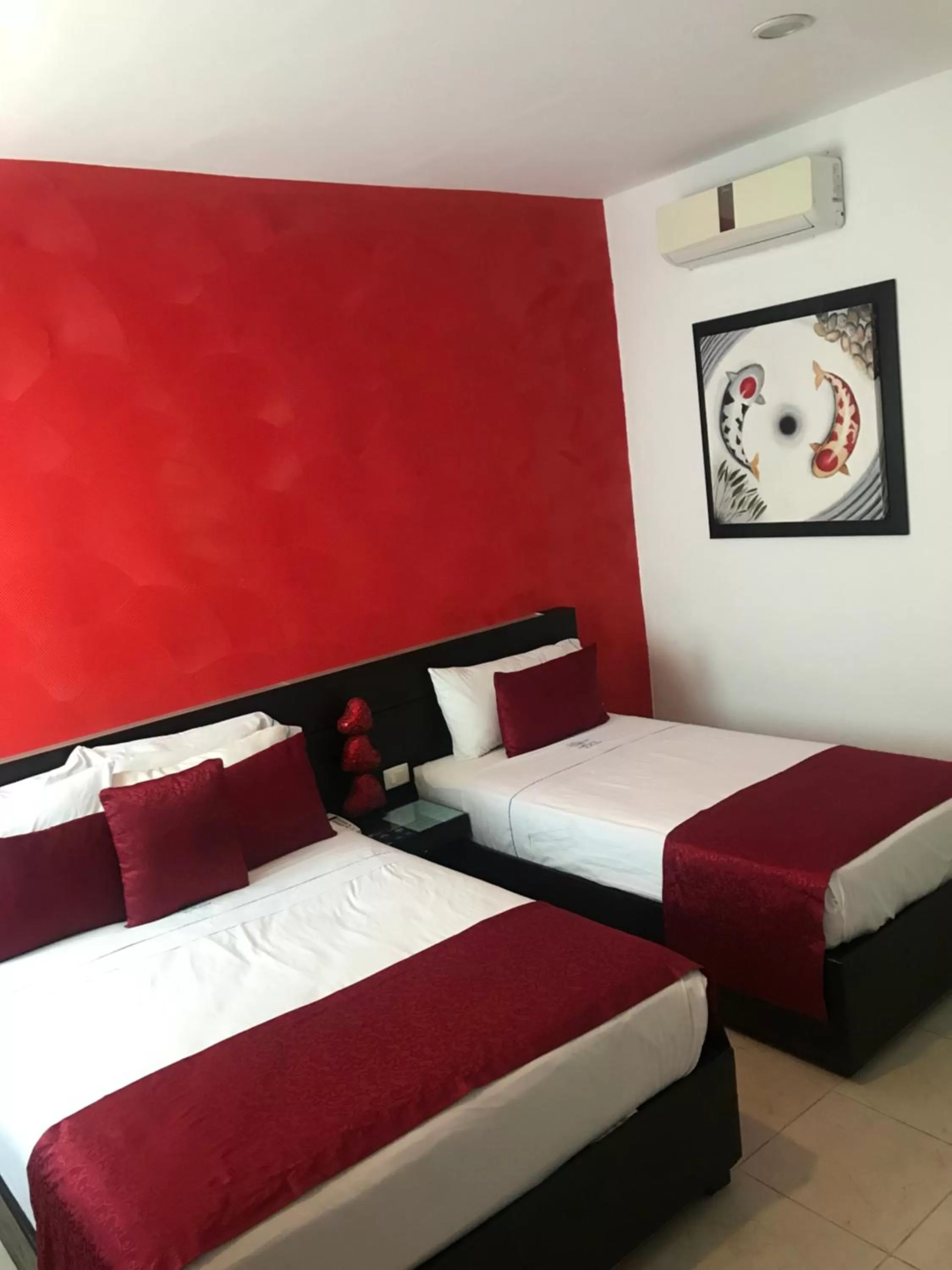 Decorative detail, Bed in Quinta Santa Anita