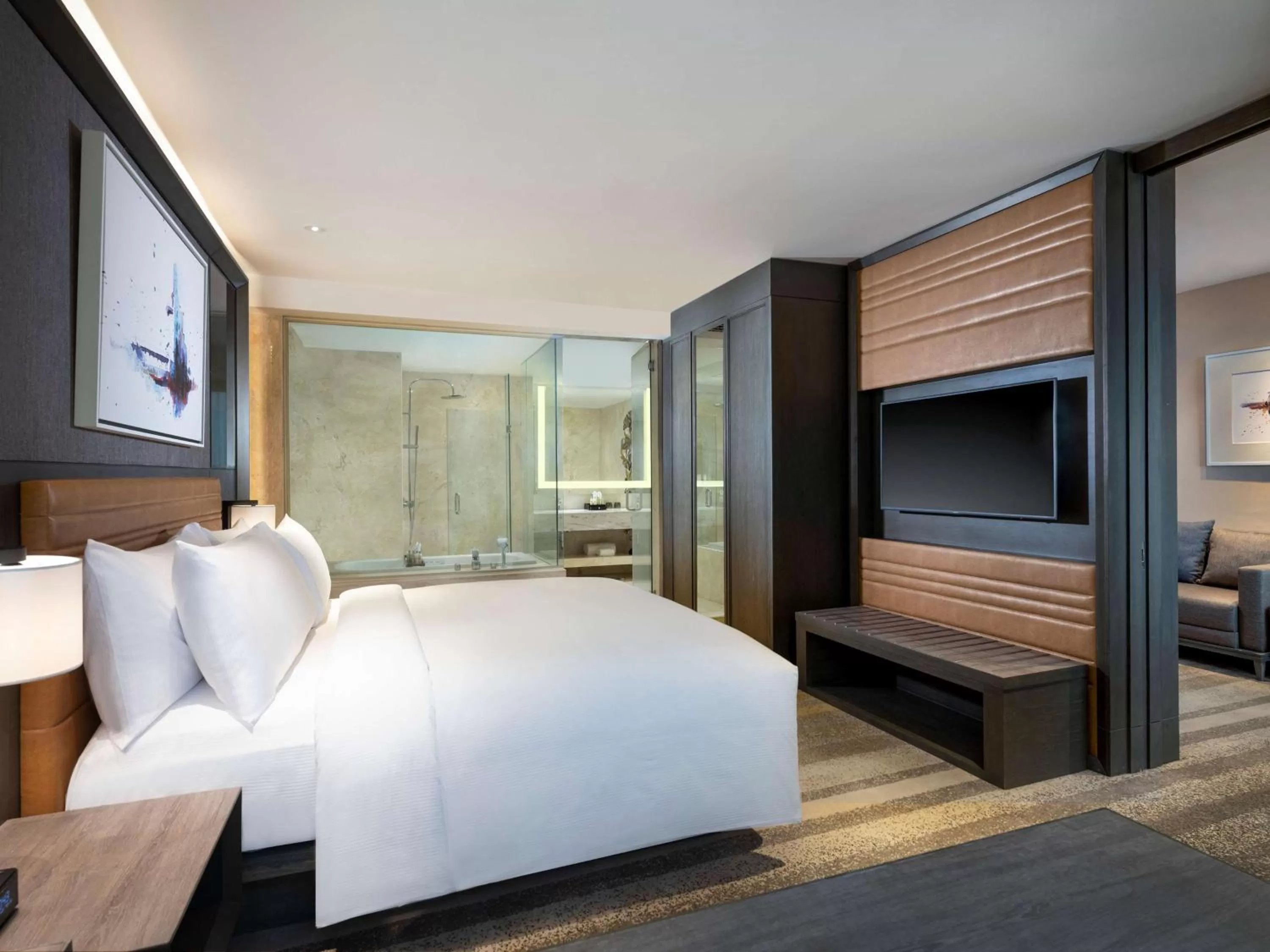 Bed in DoubleTree by Hilton Surabaya