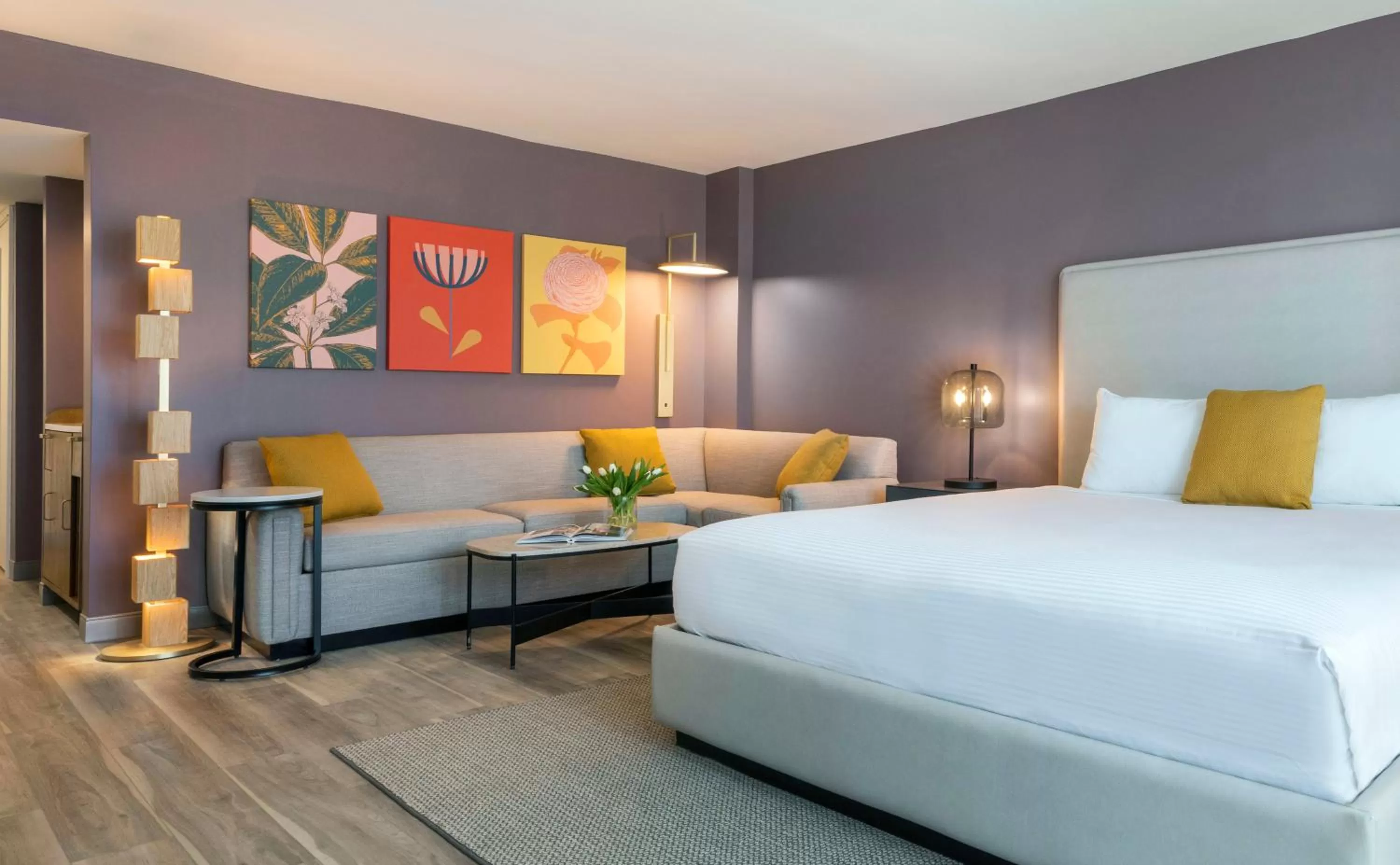 Living room, Bed in Hotel Madera