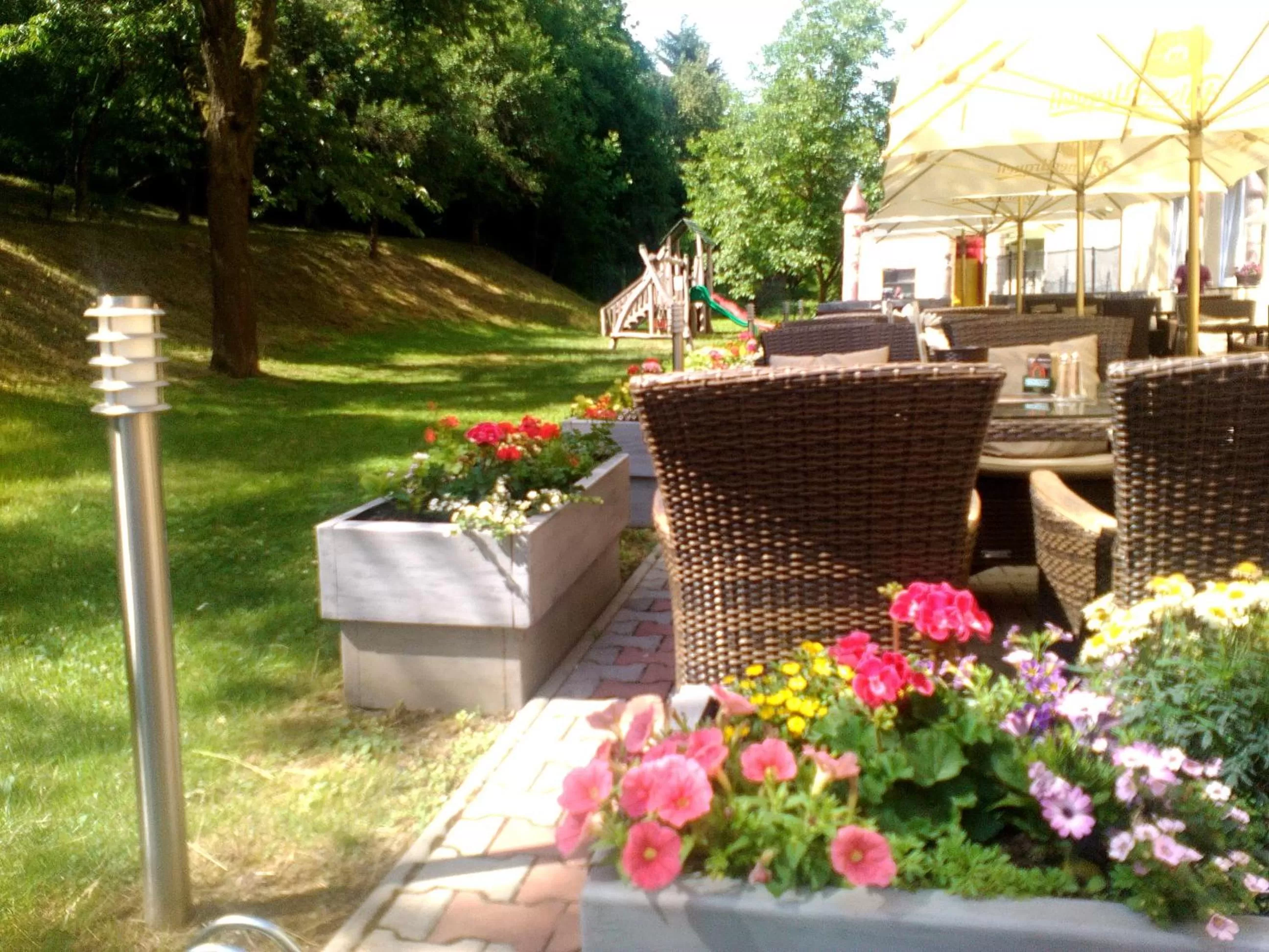 Garden in Hotel Garni