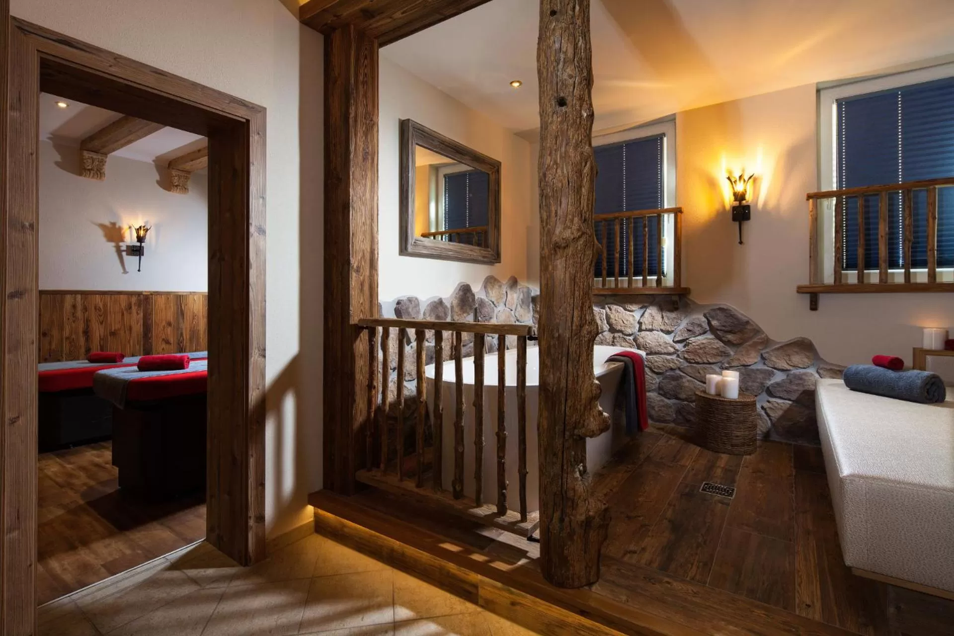 Hot Tub, Bed in Alm- & Wellnesshotel Alpenhof