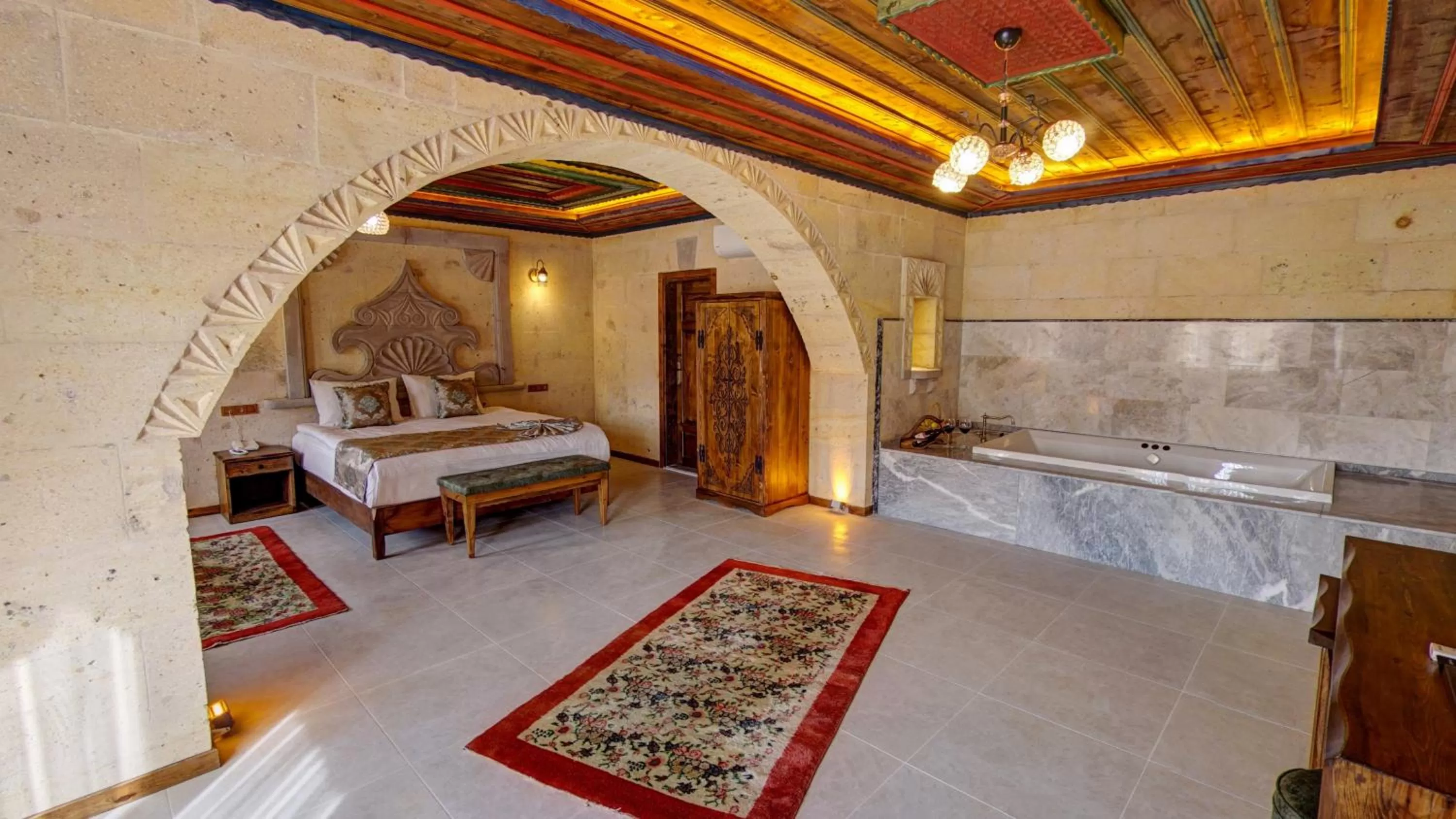 Bed in Premium Cappadocia House