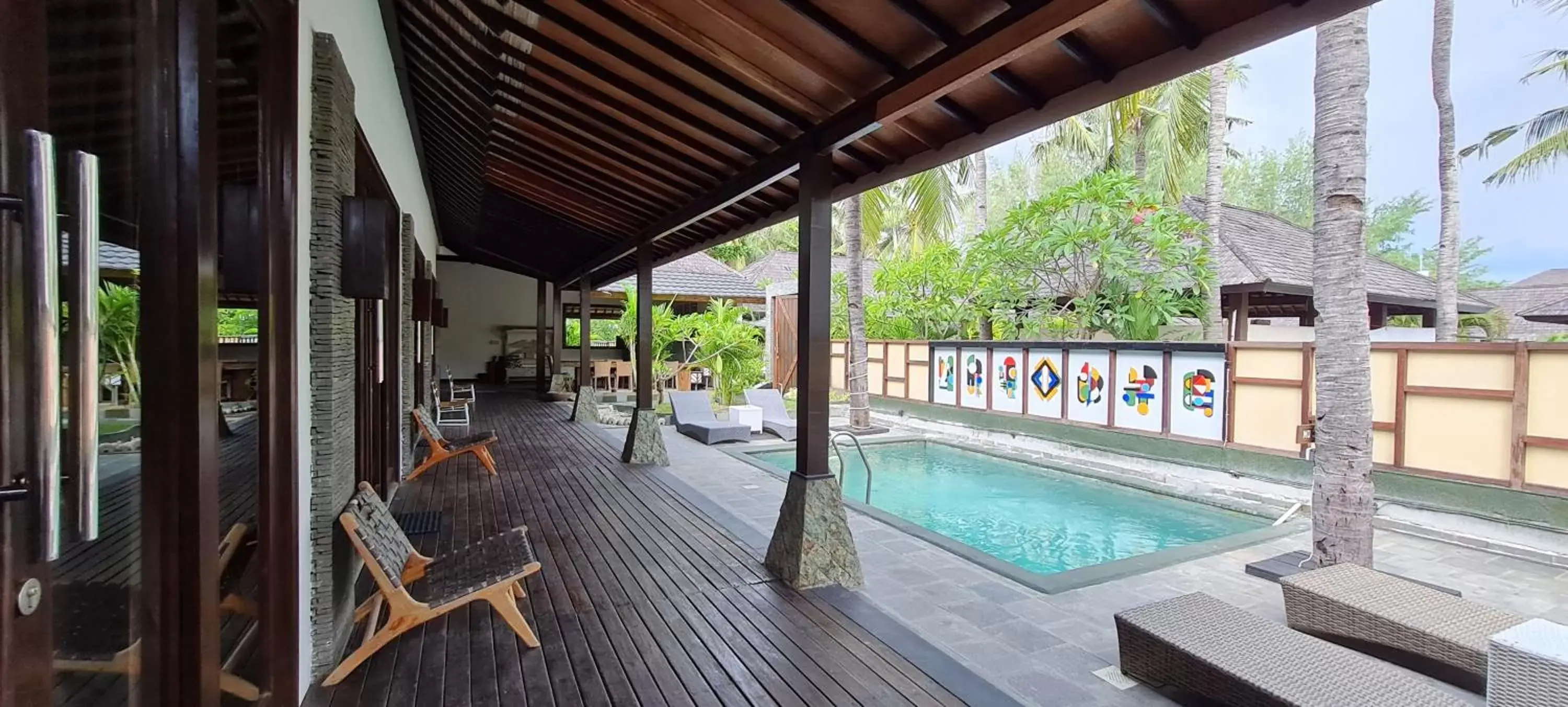 Four-Bedroom Villa with Private Pool in The Trawangan Resort Four-Bedroom Villa with Private Pool in The Trawangan Resort