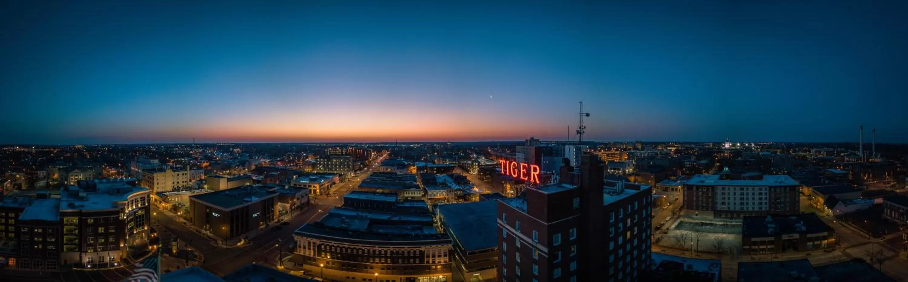 City view in voco The Tiger Hotel, Columbia, MO by IHG