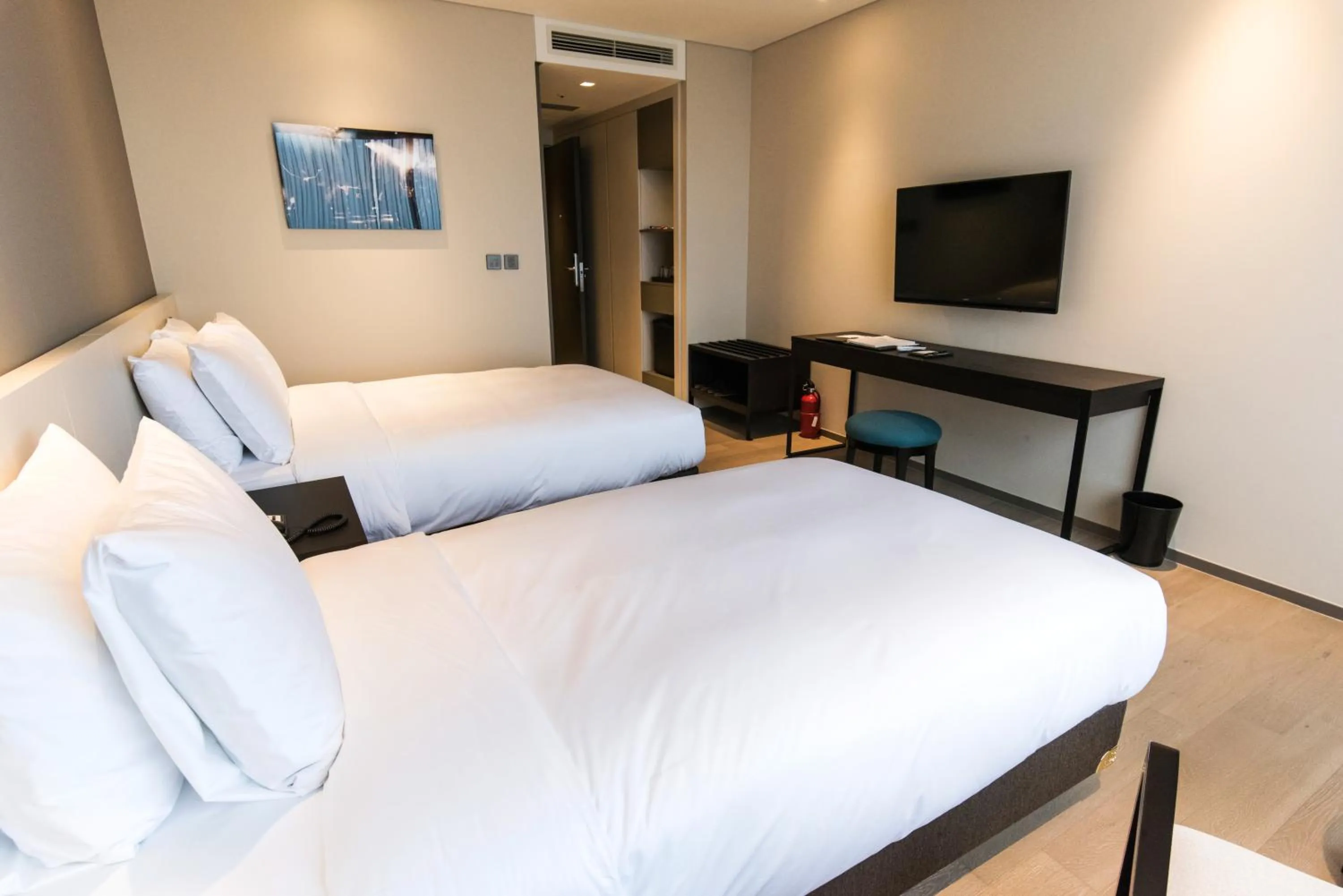 Bedroom, Bed in Hotel Nanta Jeju