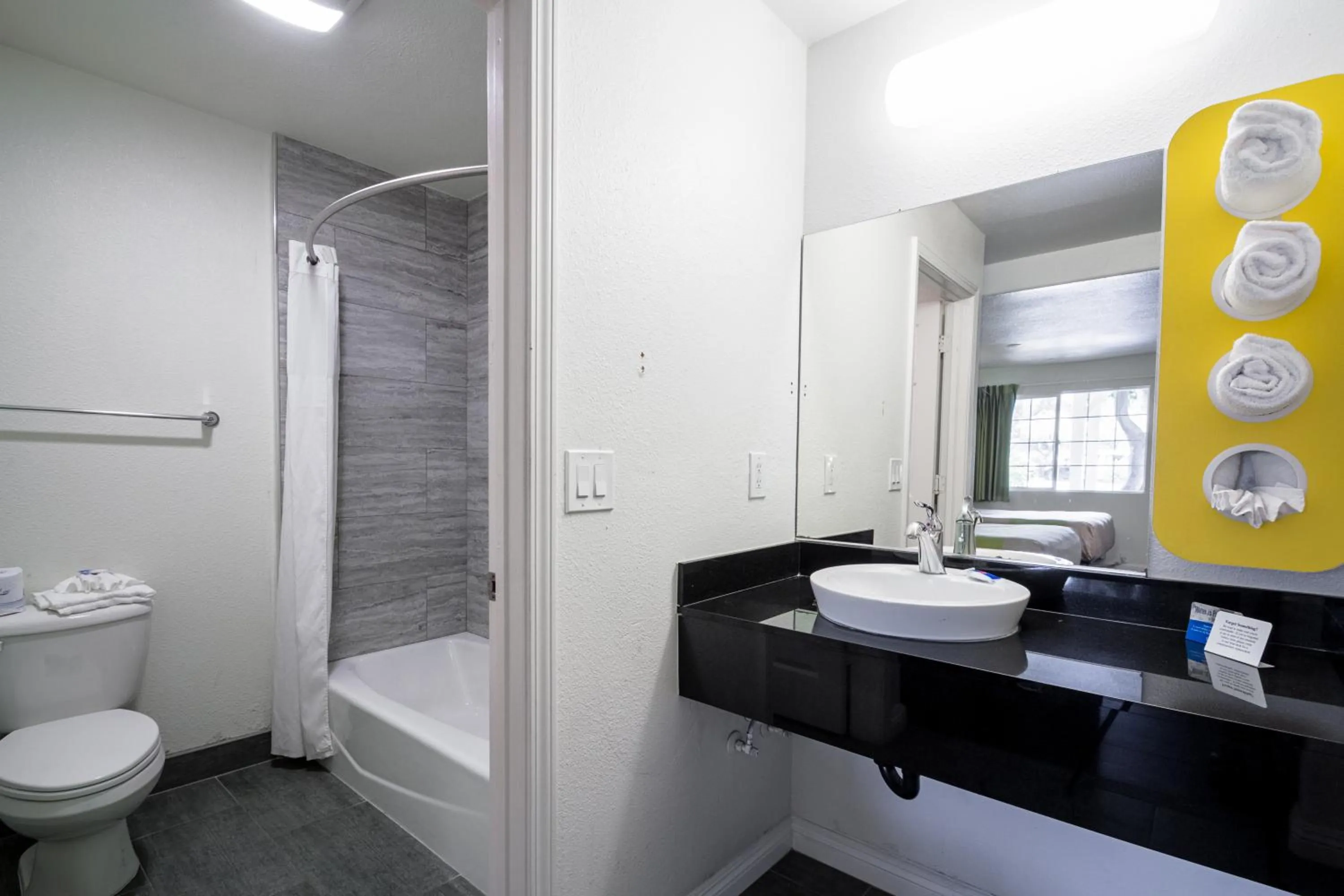 Bathroom in Motel 6 - Downtown Monterey