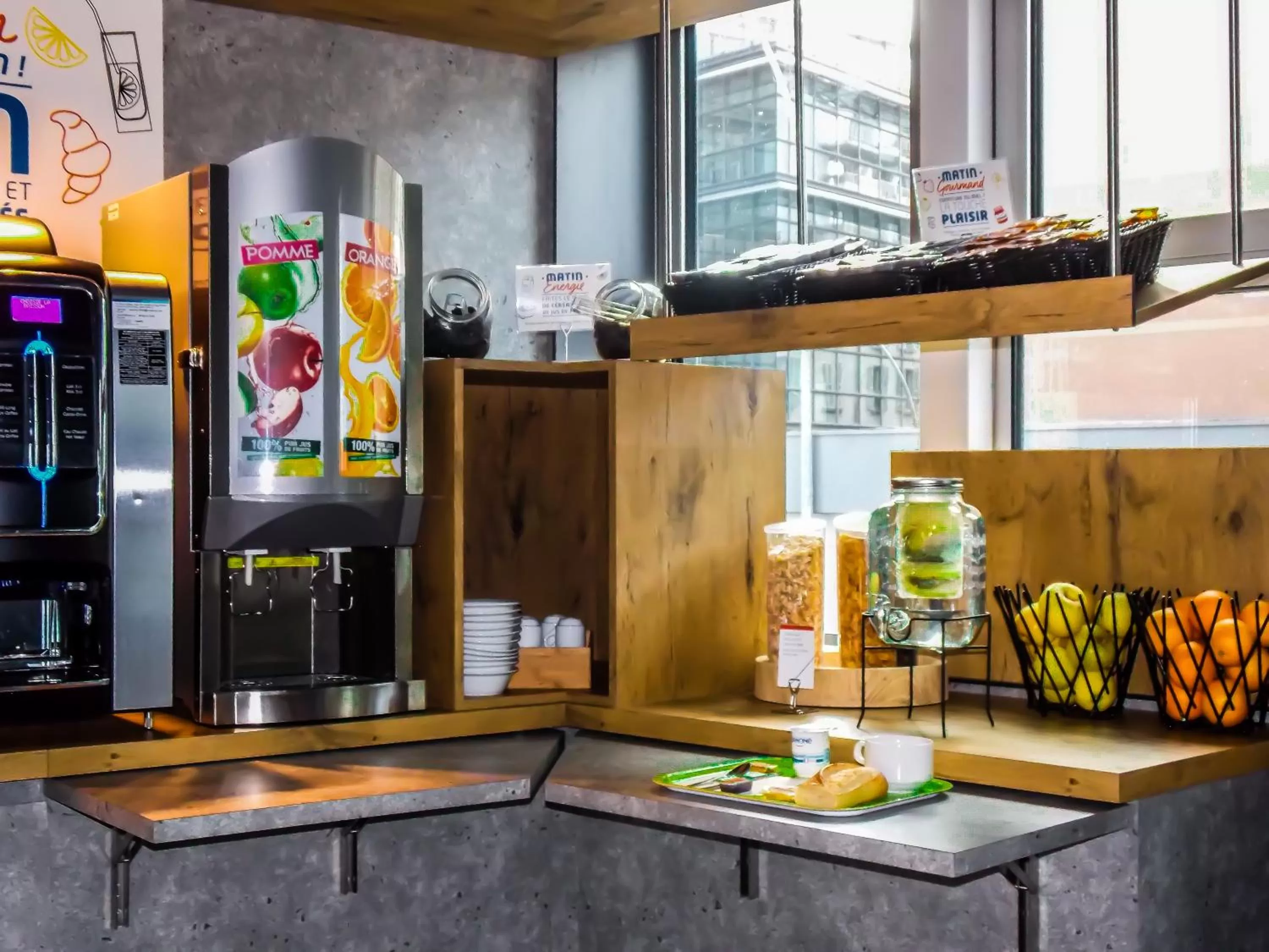 Breakfast in ibis budget Porte D'Orleans