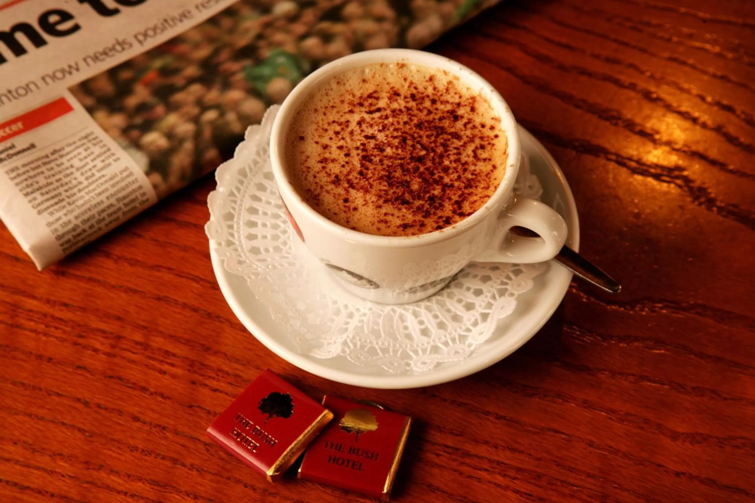 Non alcoholic drinks in Bush Hotel