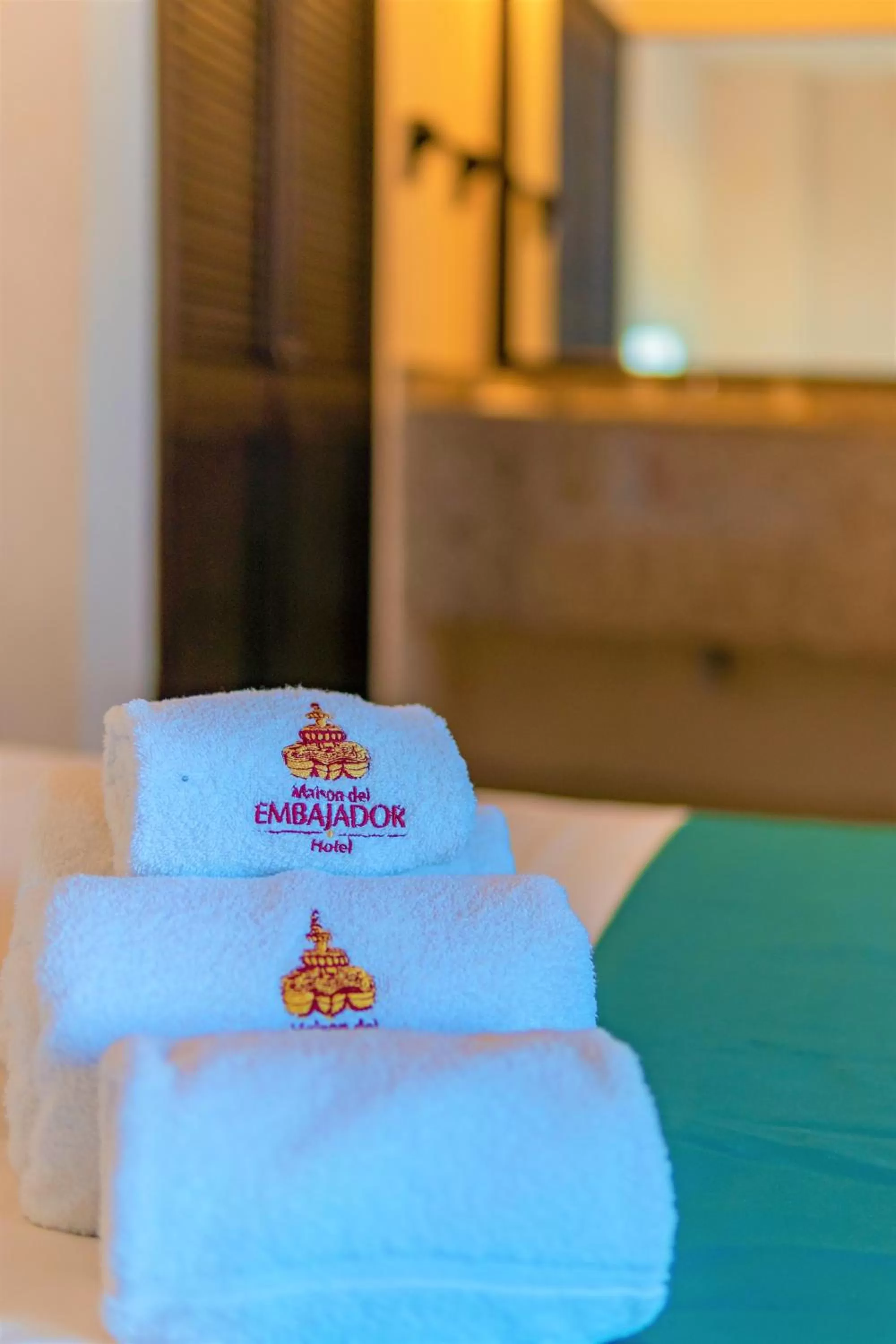 Decorative detail, Bed in Maison del Embajador