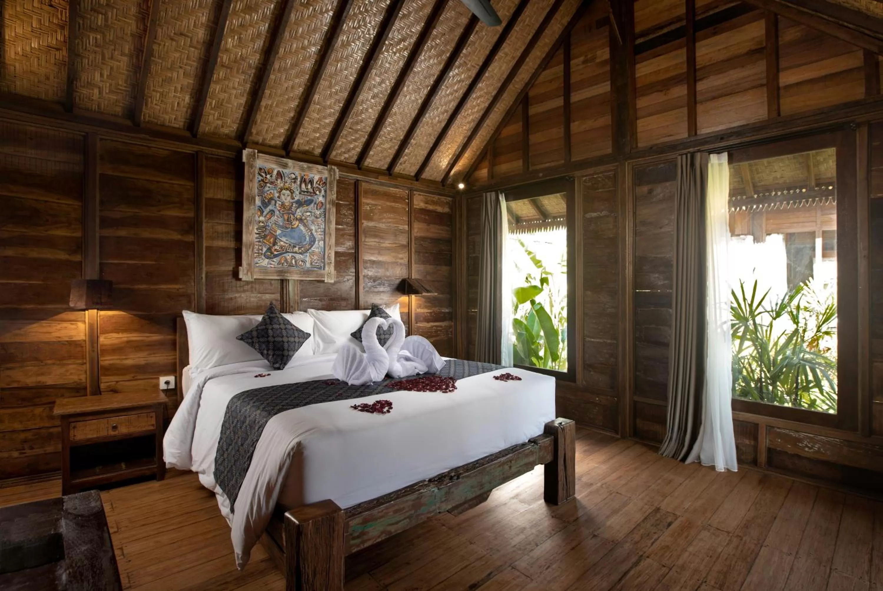 Bedroom, Bed in Green Space Villa