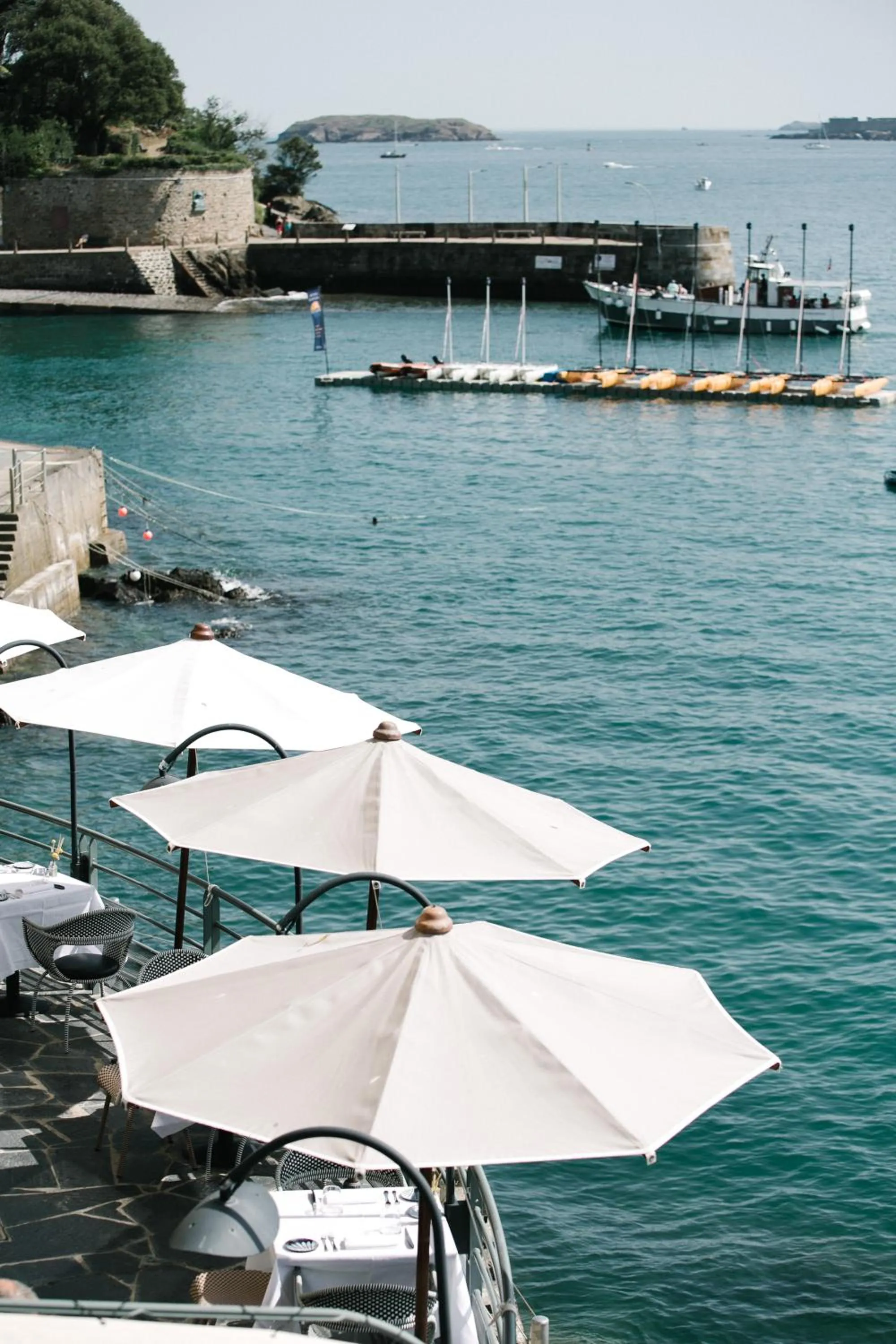 Patio in Castelbrac Hotel & Spa