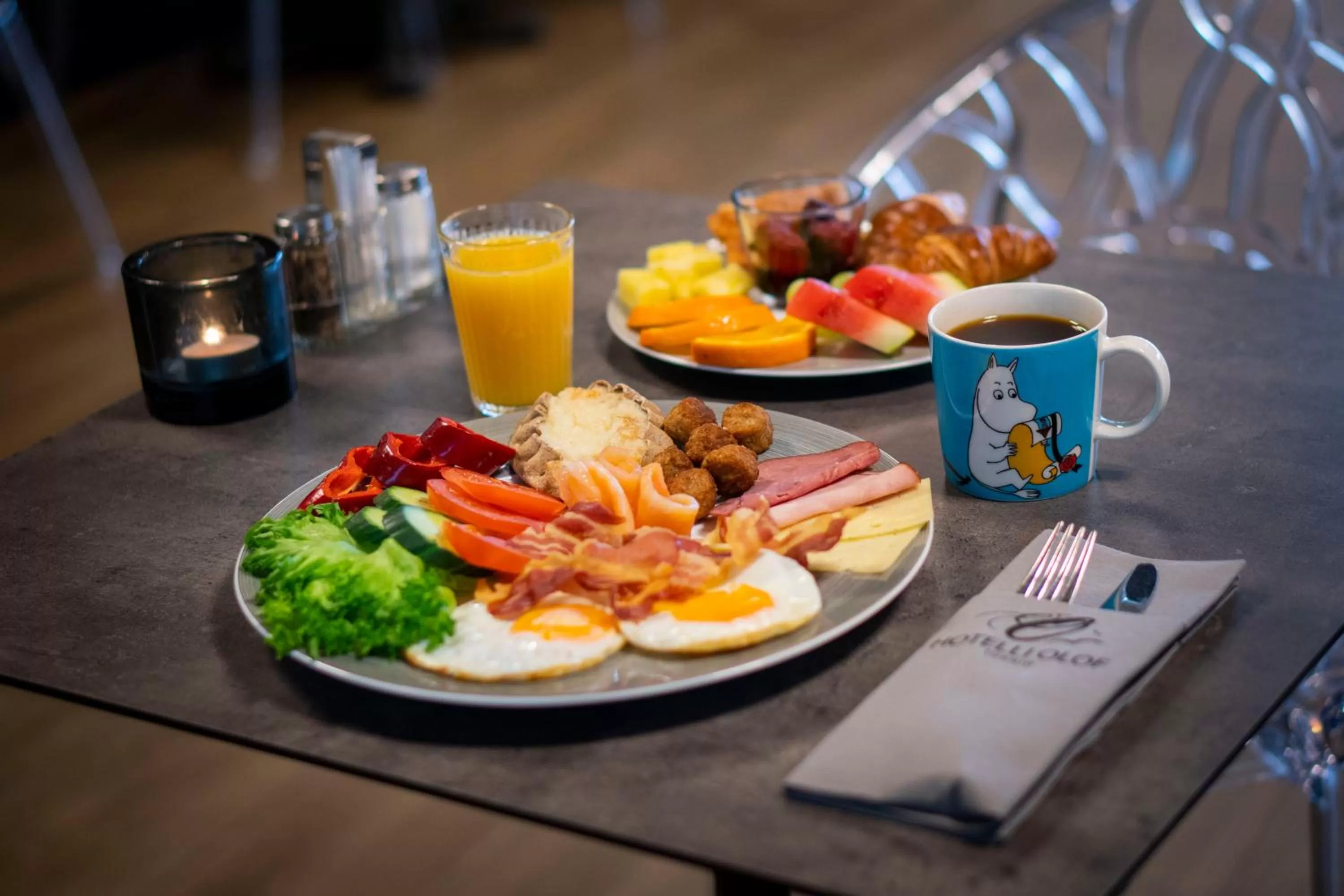 Food and drinks in Hotelli Olof