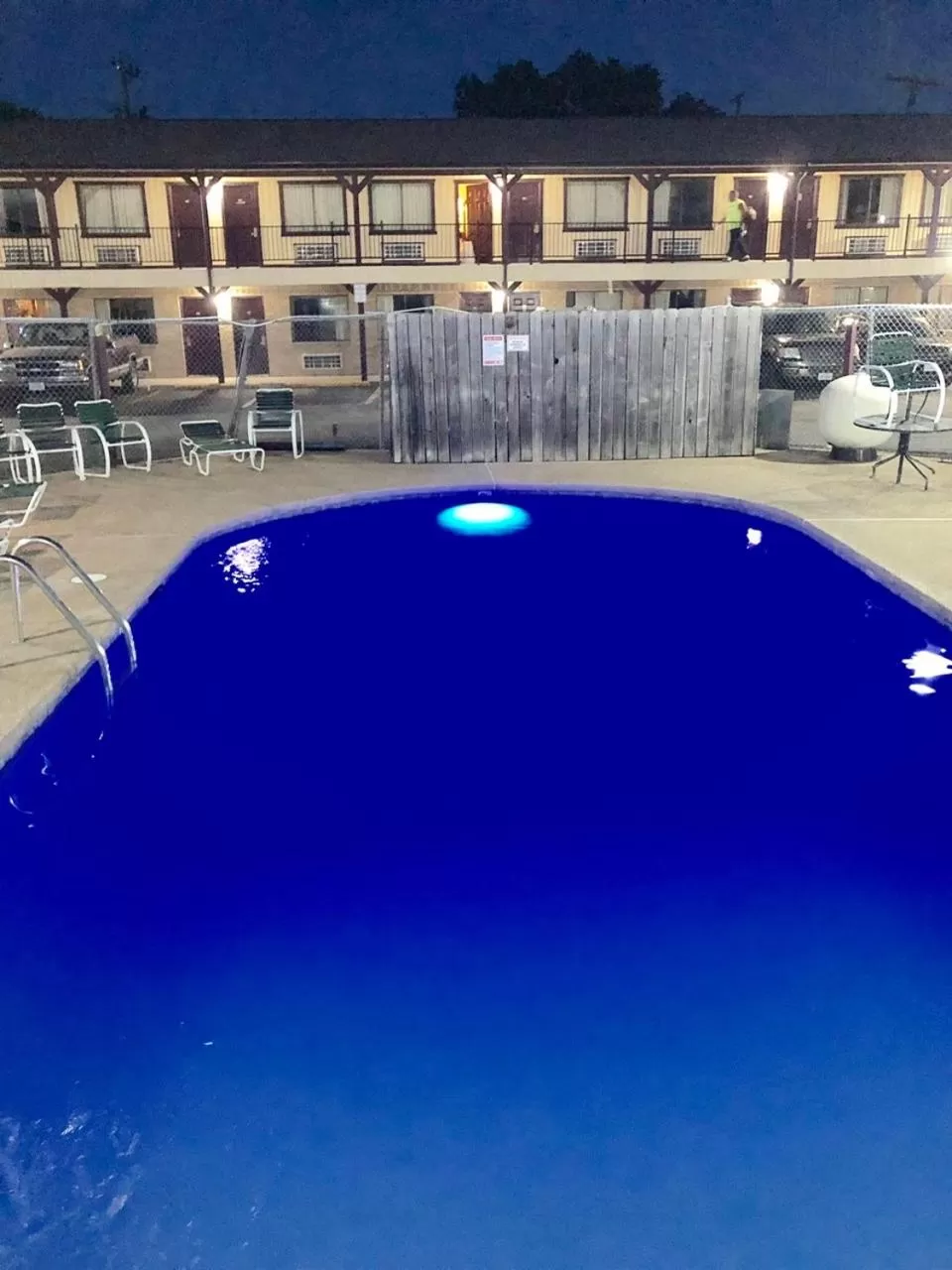 Swimming pool in The inn at Mexia