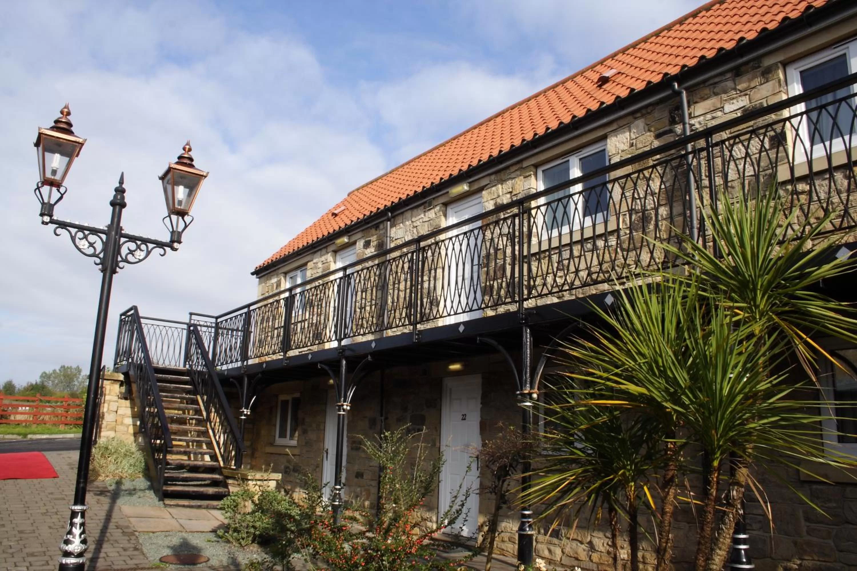 Facade/entrance in The Angel View Hotel
