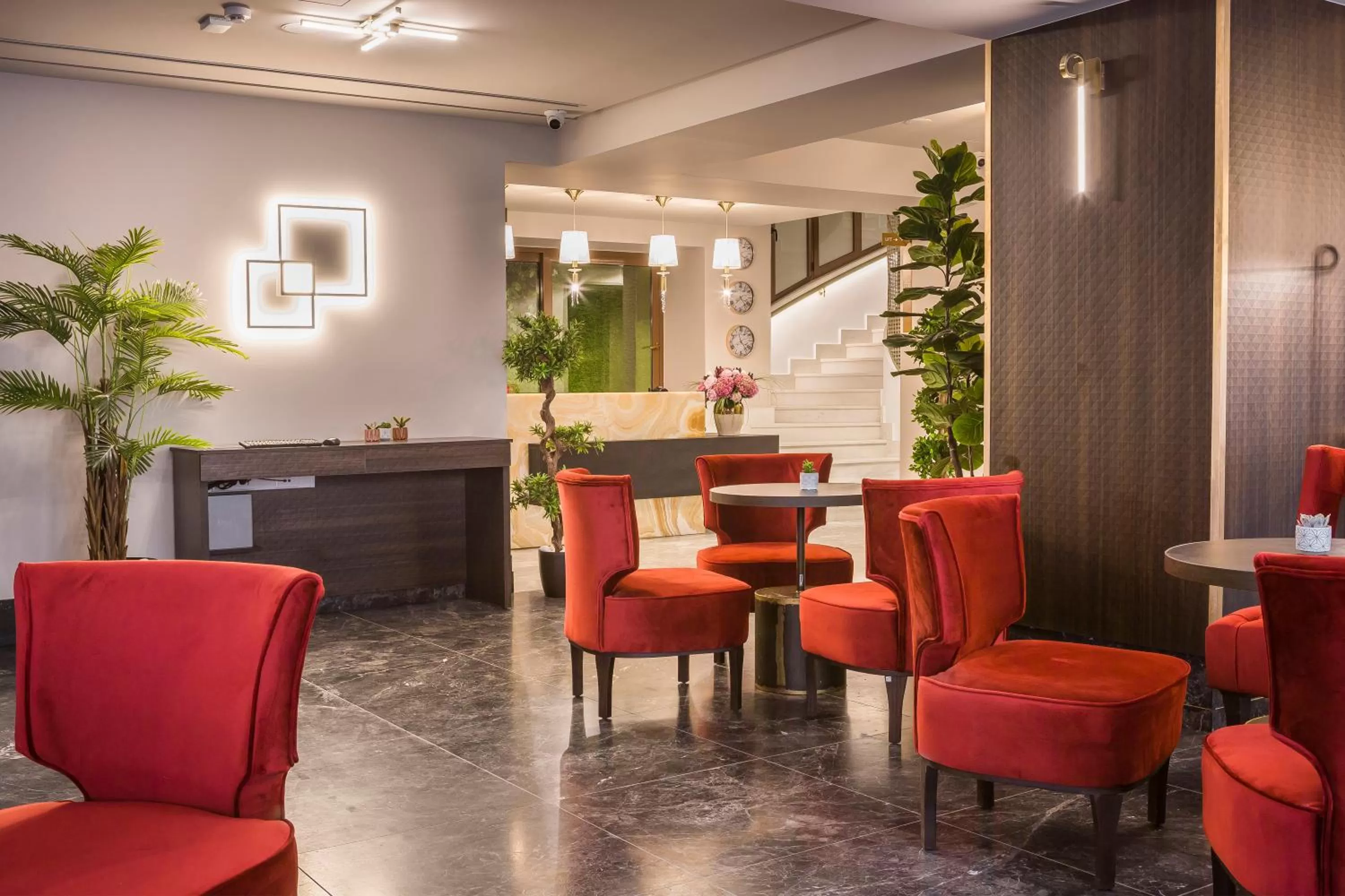 Living room in Royalty Hotel Athens