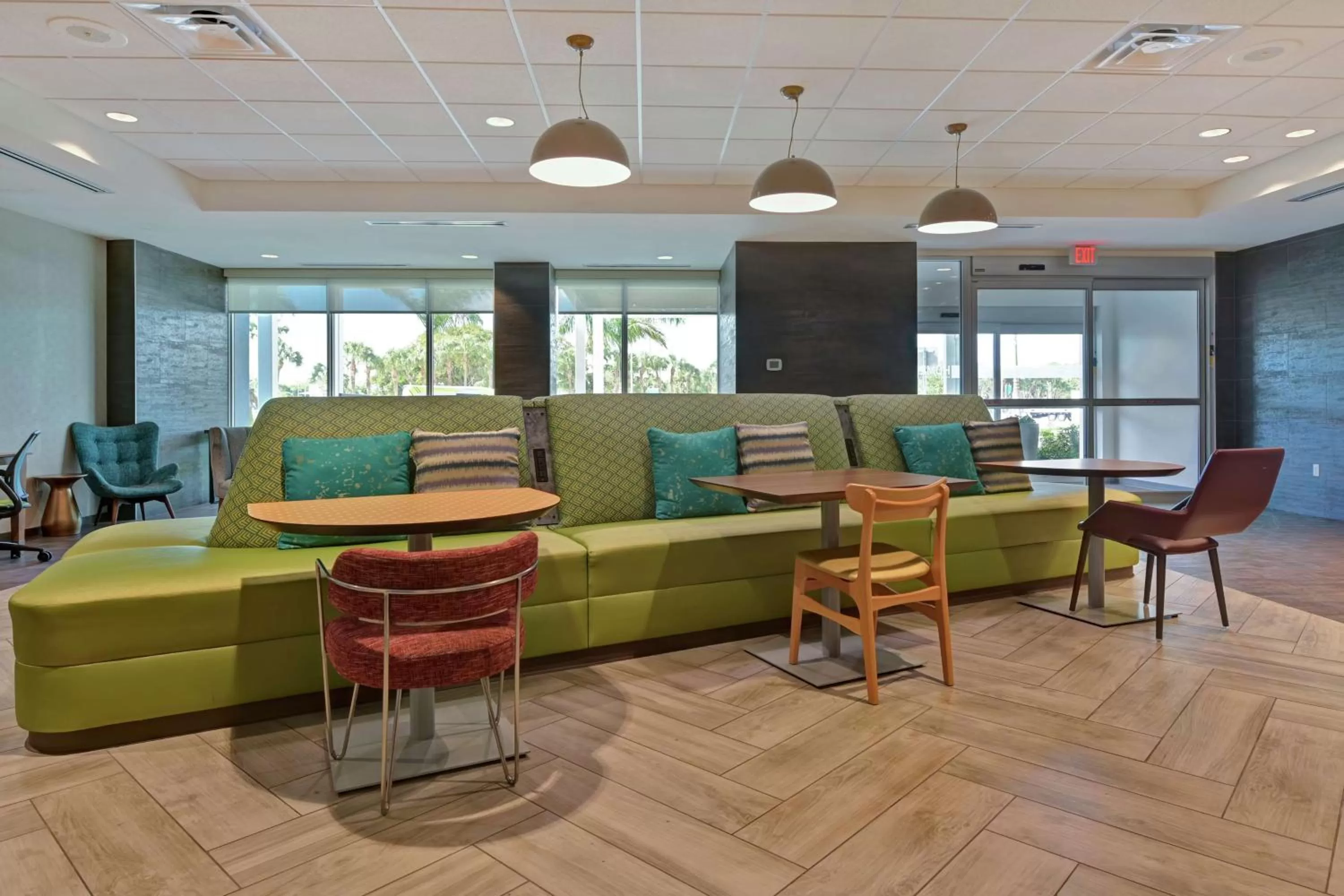 Lobby or reception in Home2 Suites By Hilton West Palm Beach Airport