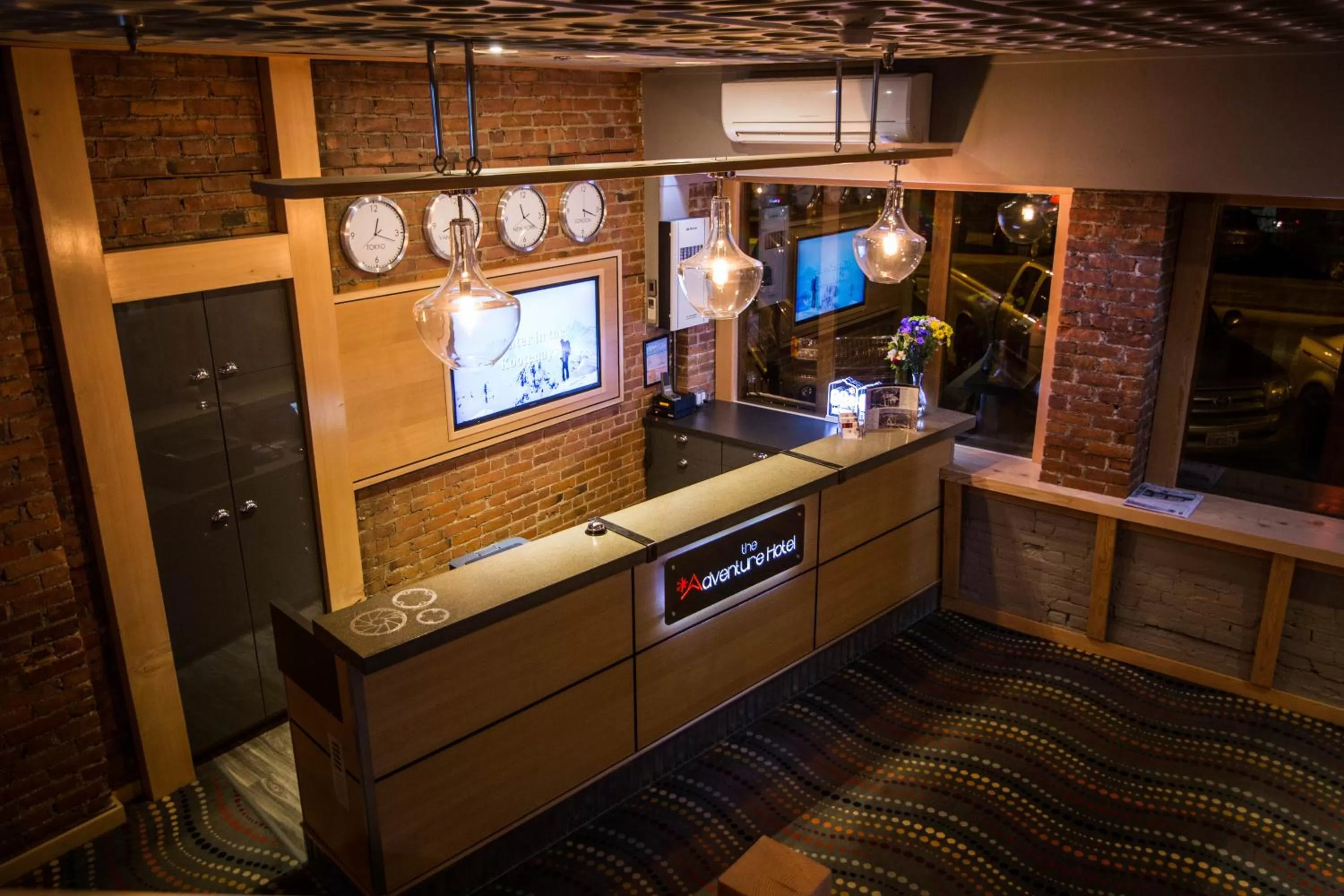 Lobby or reception in Adventure Hotel