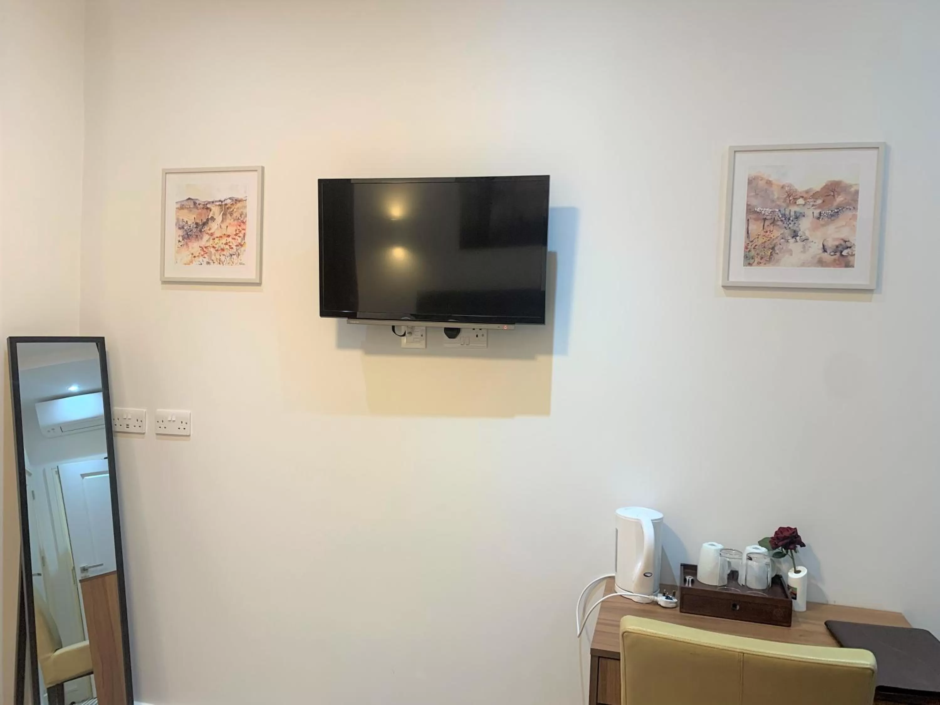 TV and multimedia in Green View Hotel Near Dartford