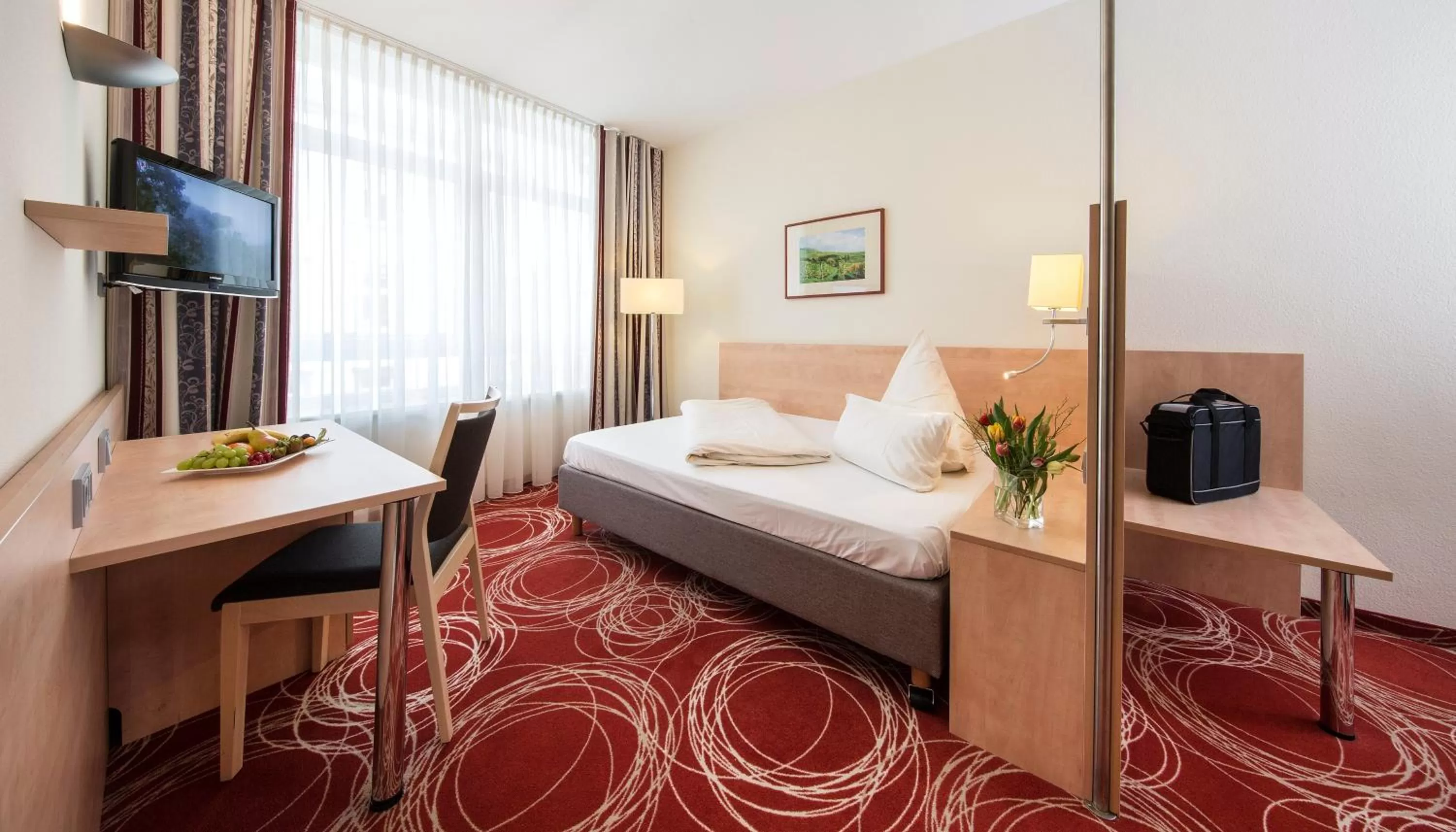 Photo of the whole room, Bed in Hotel Löwengarten