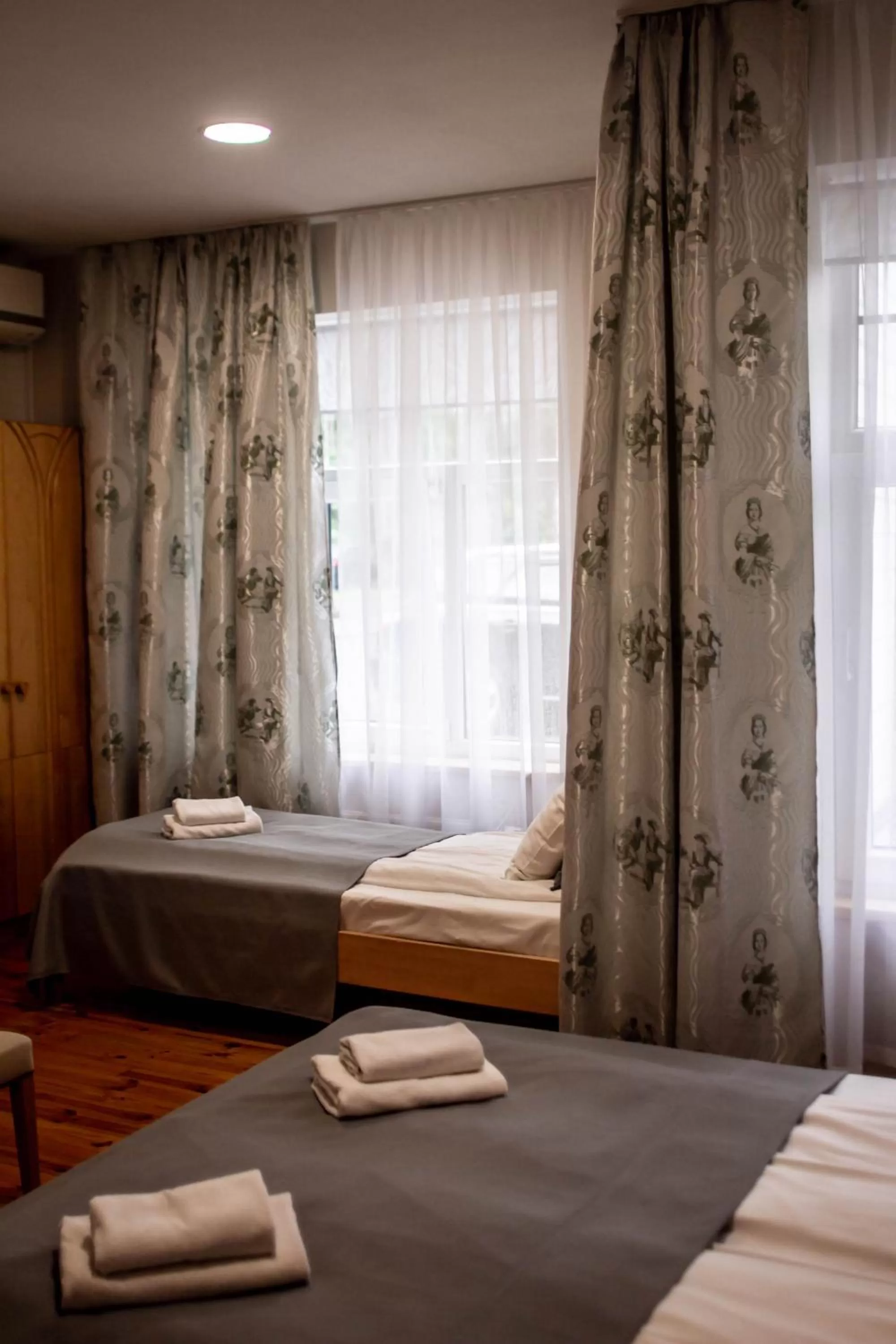 Decorative detail, Bed in Sunset Hotel