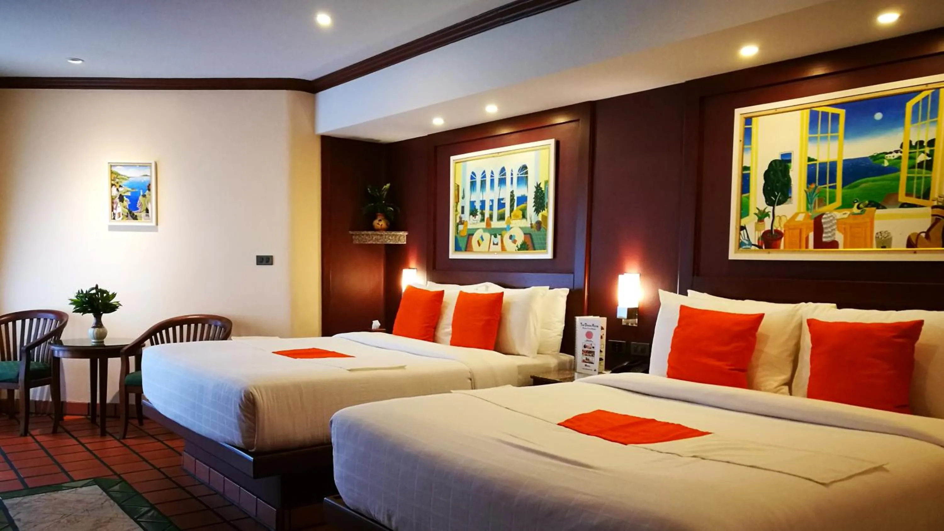 Bed in Pacific Club Resort