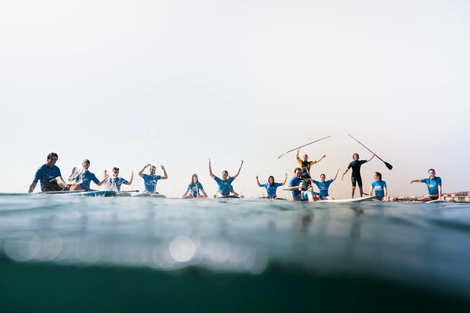 People in Banana Beach Patacona