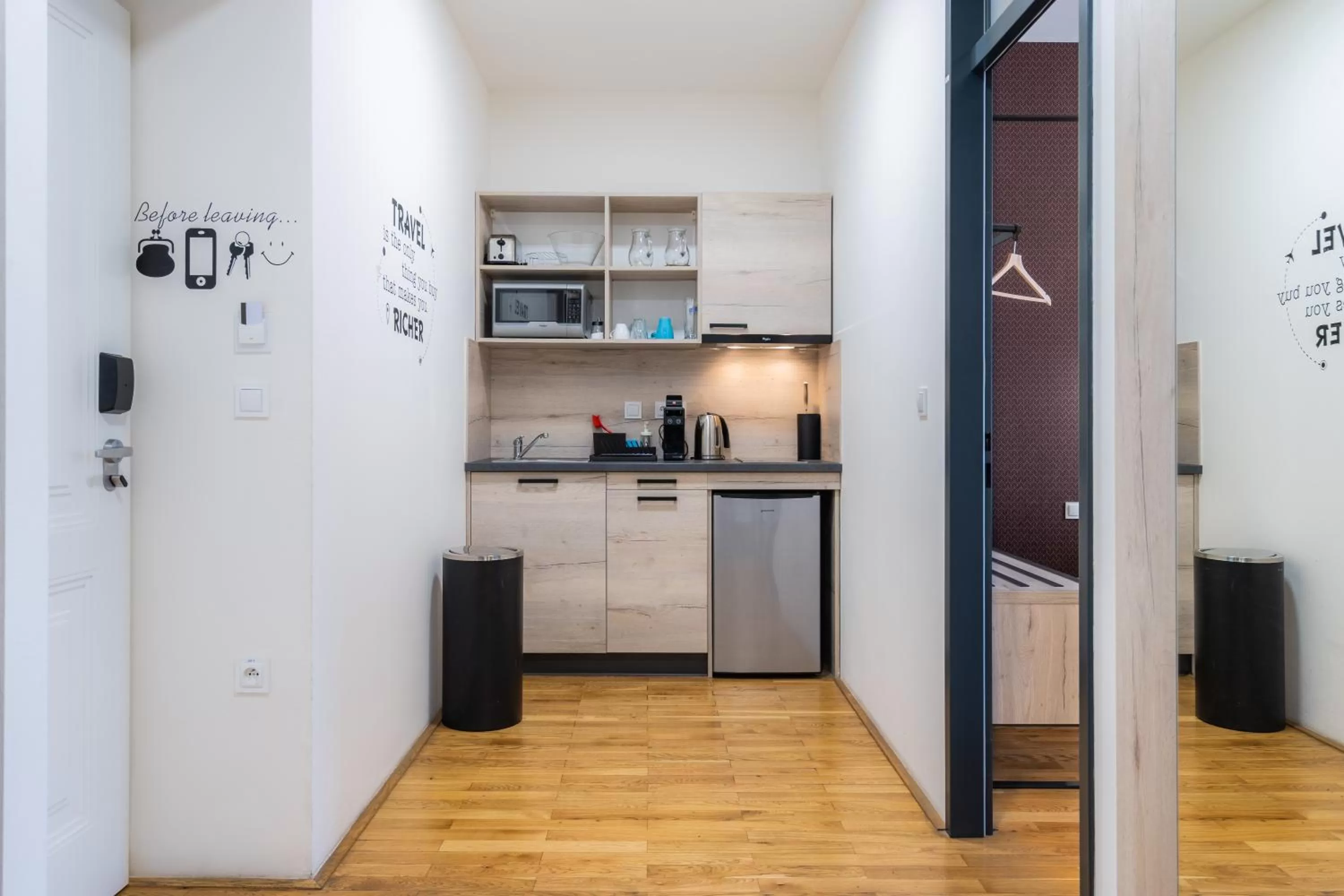 Kitchen or kitchenette in EA ApartHotel Melantrich