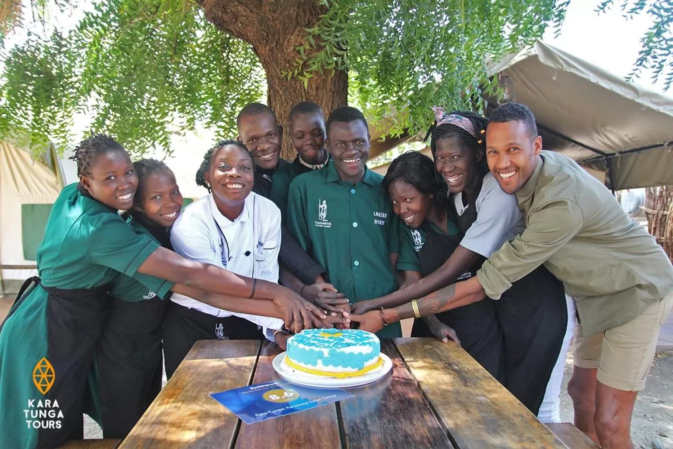 Staff in Kara-Tunga Safari Camp