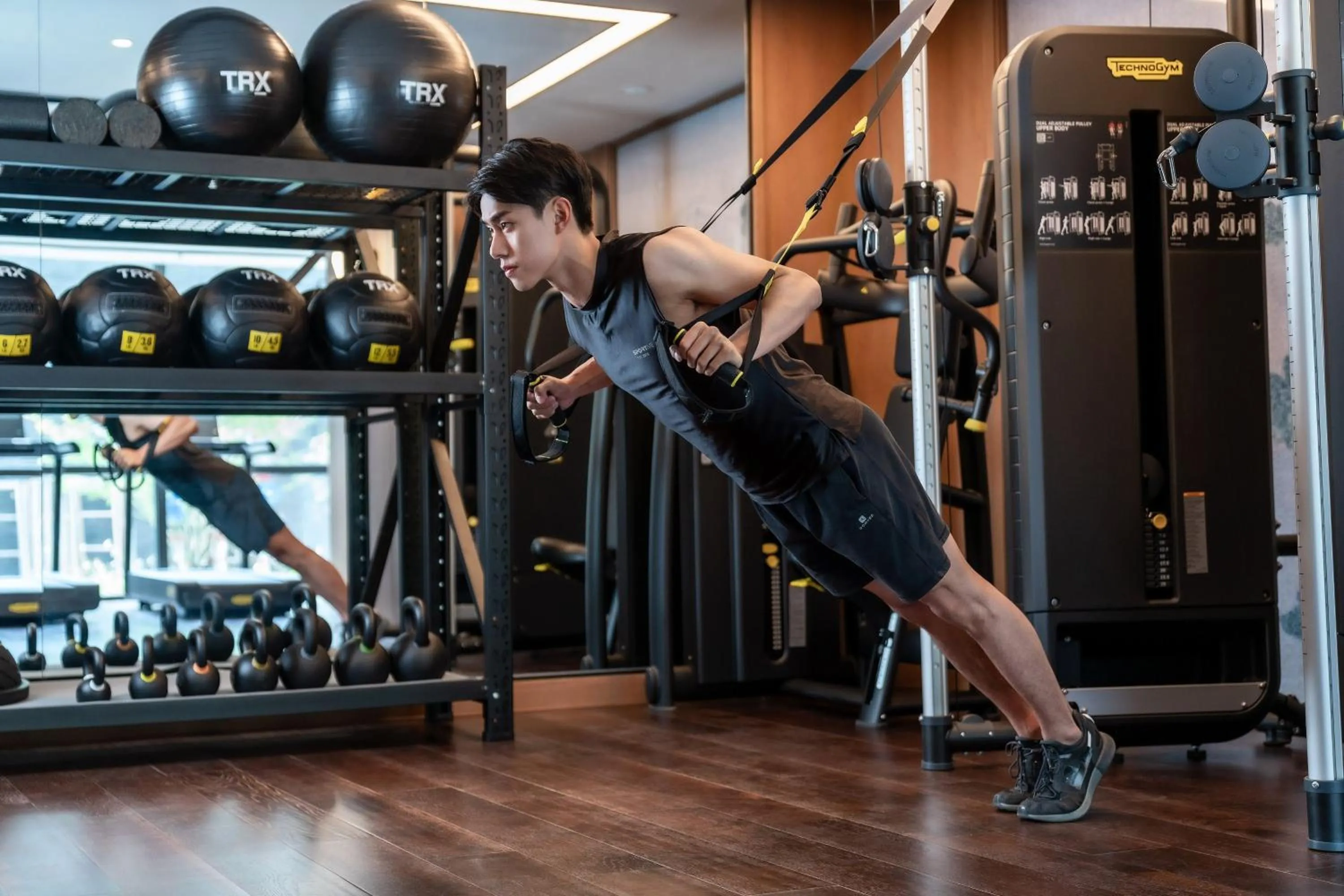 Fitness centre/facilities in The Westin Nanjing Resort & Spa