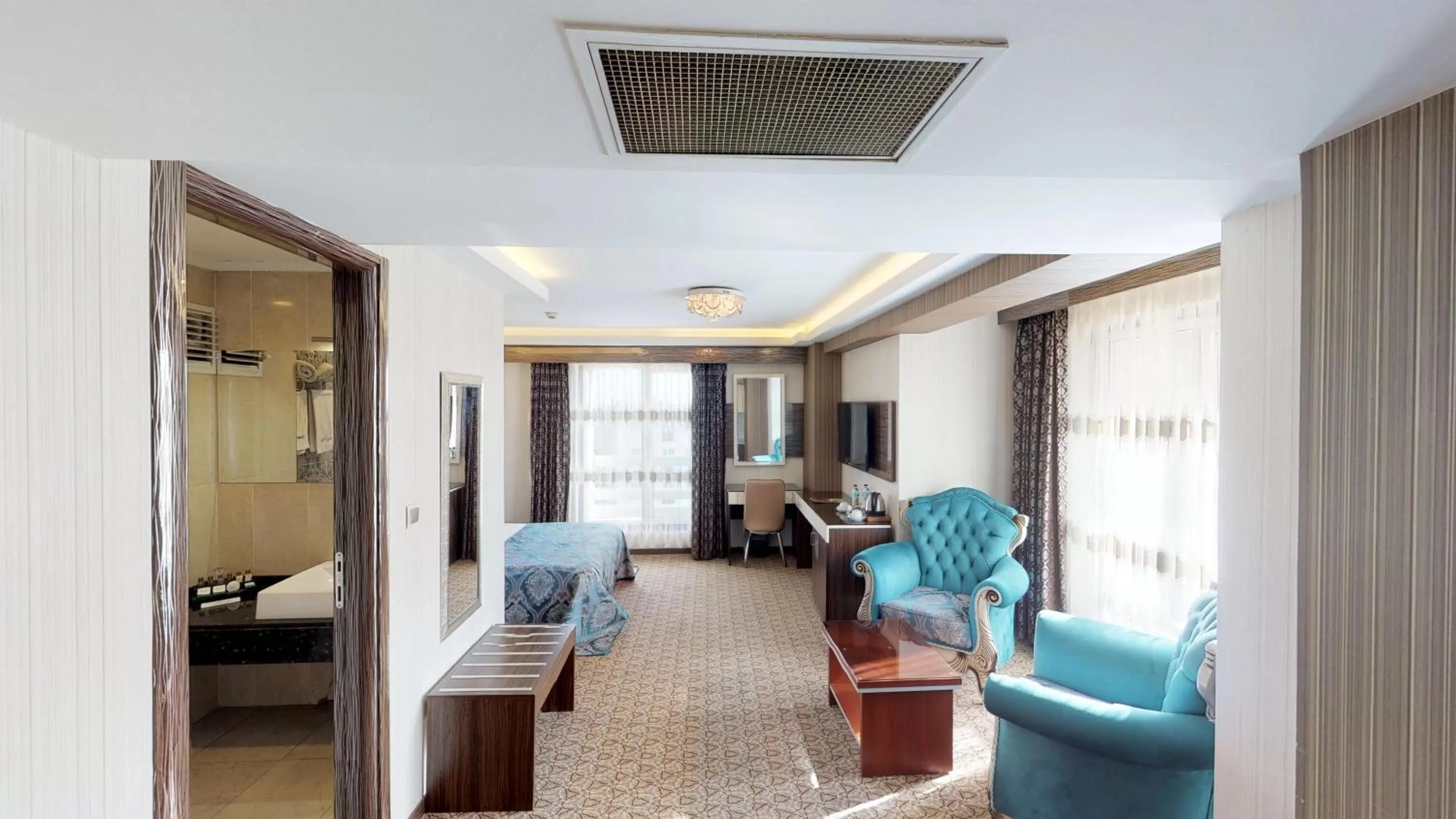 Seating area in Green Prusa Hotel