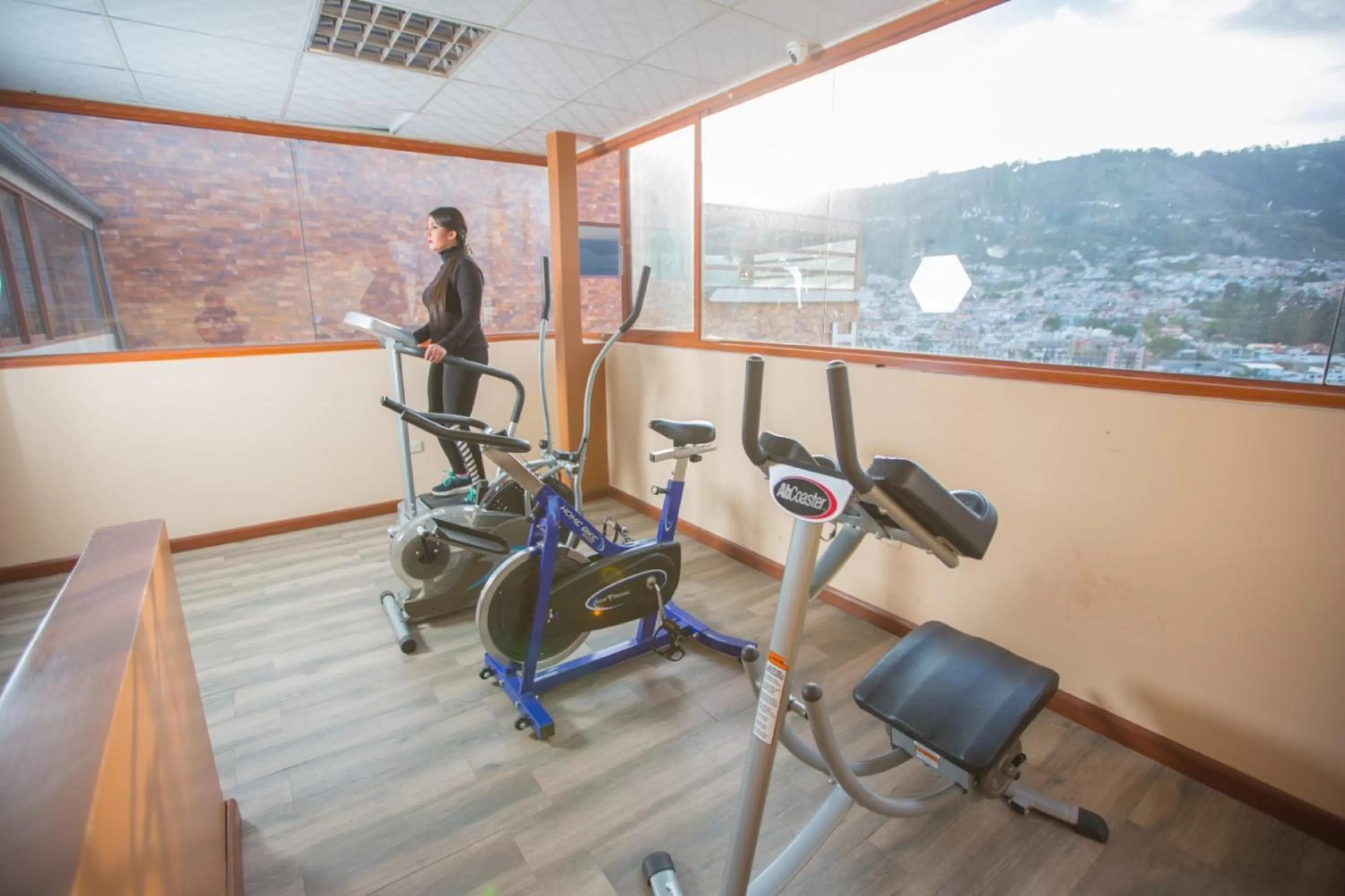 Fitness centre/facilities in La Kapital Hotel