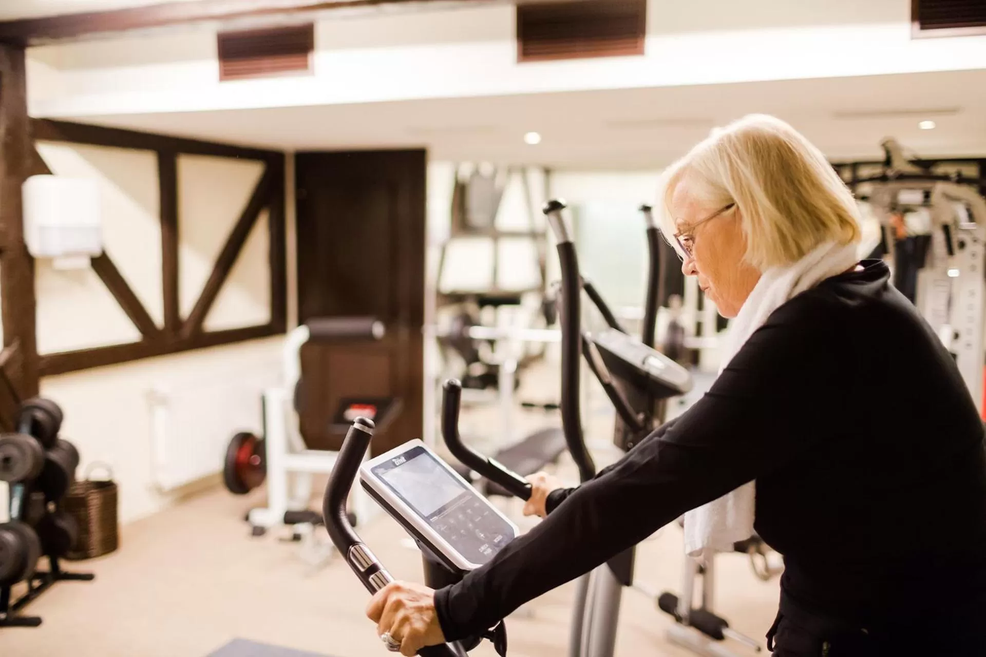 Fitness centre/facilities in Parkhotel Krone