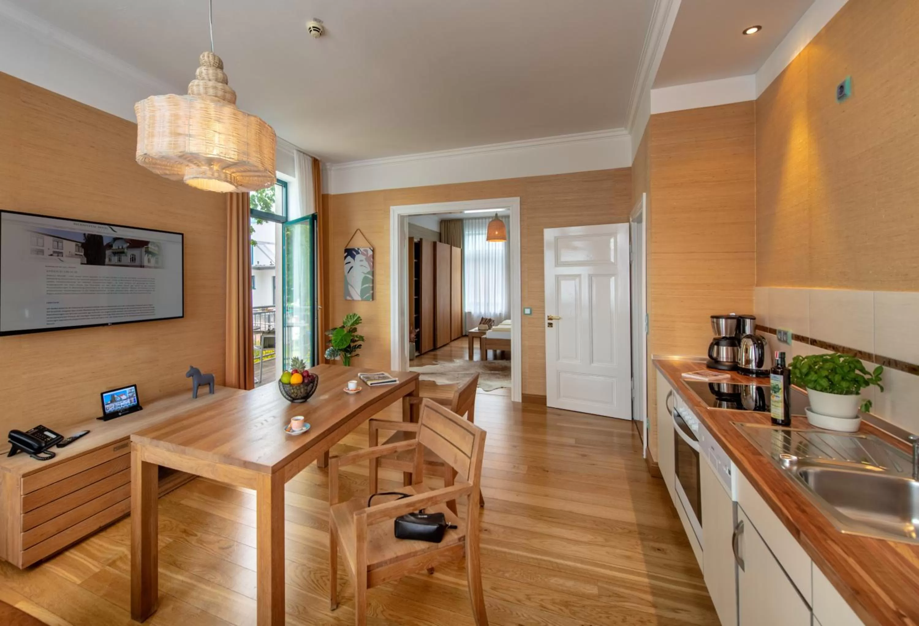 Balcony/Terrace in Recknitztal-Hotel Marlow