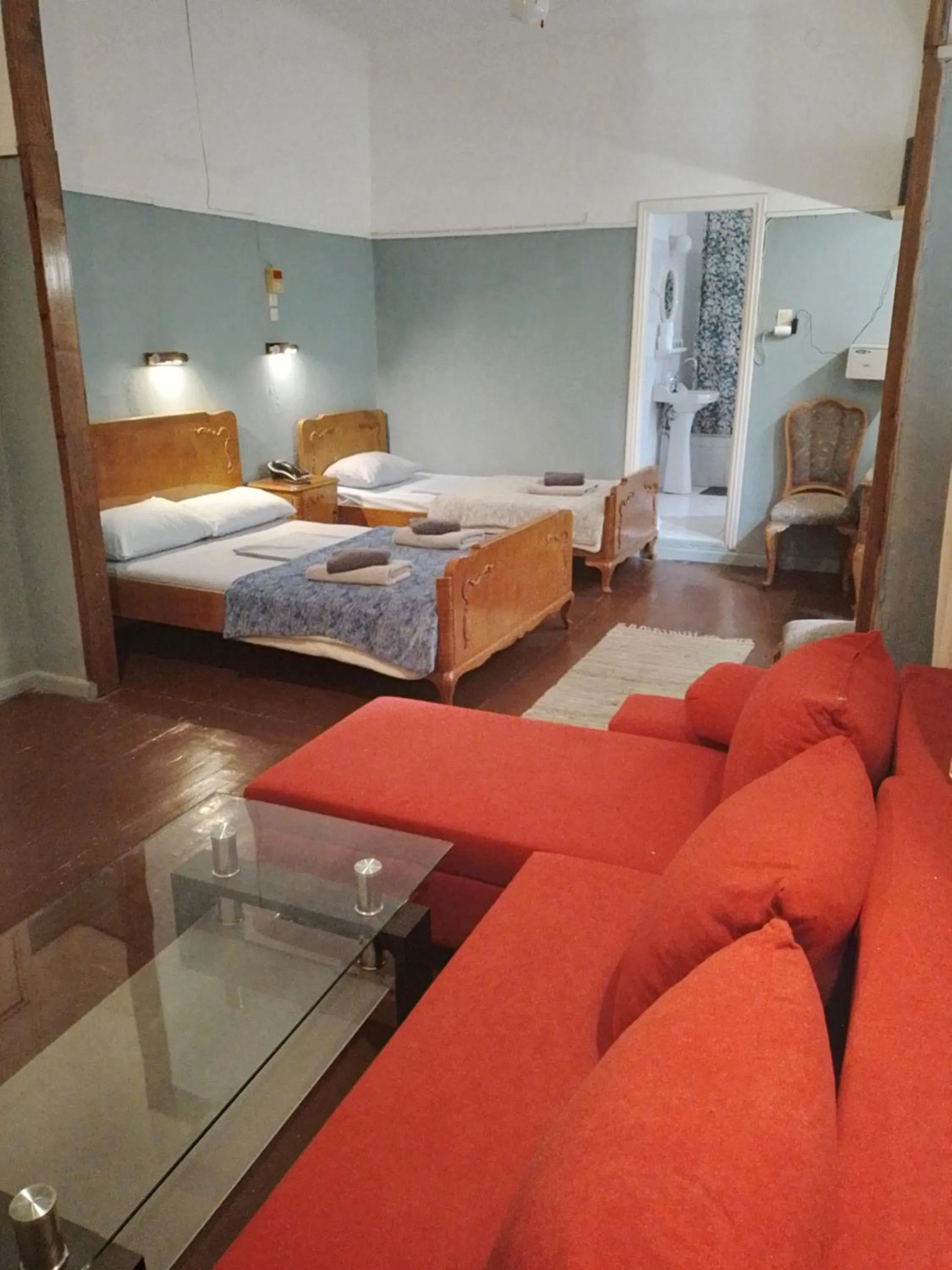 Bedroom, Bed in Miranta Hotel - Apartments & Studios