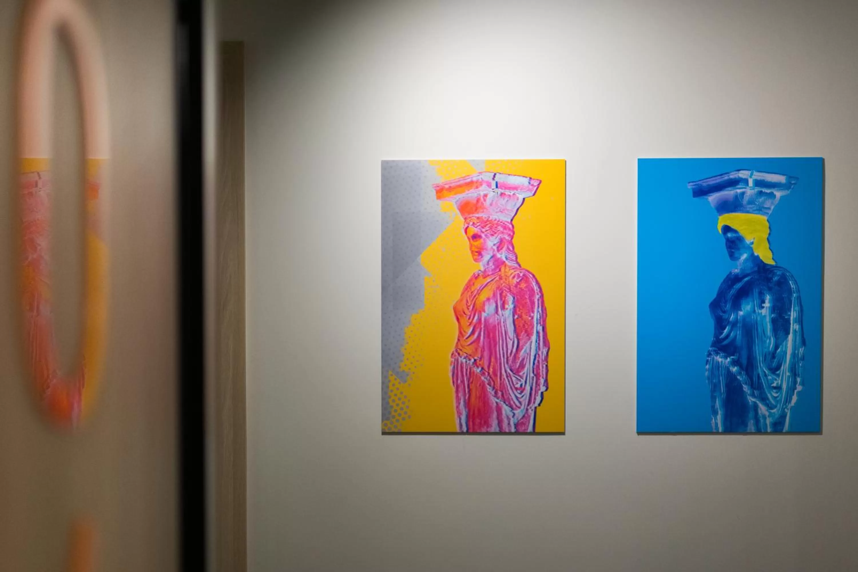 Decorative detail in ibis Styles Athens Routes