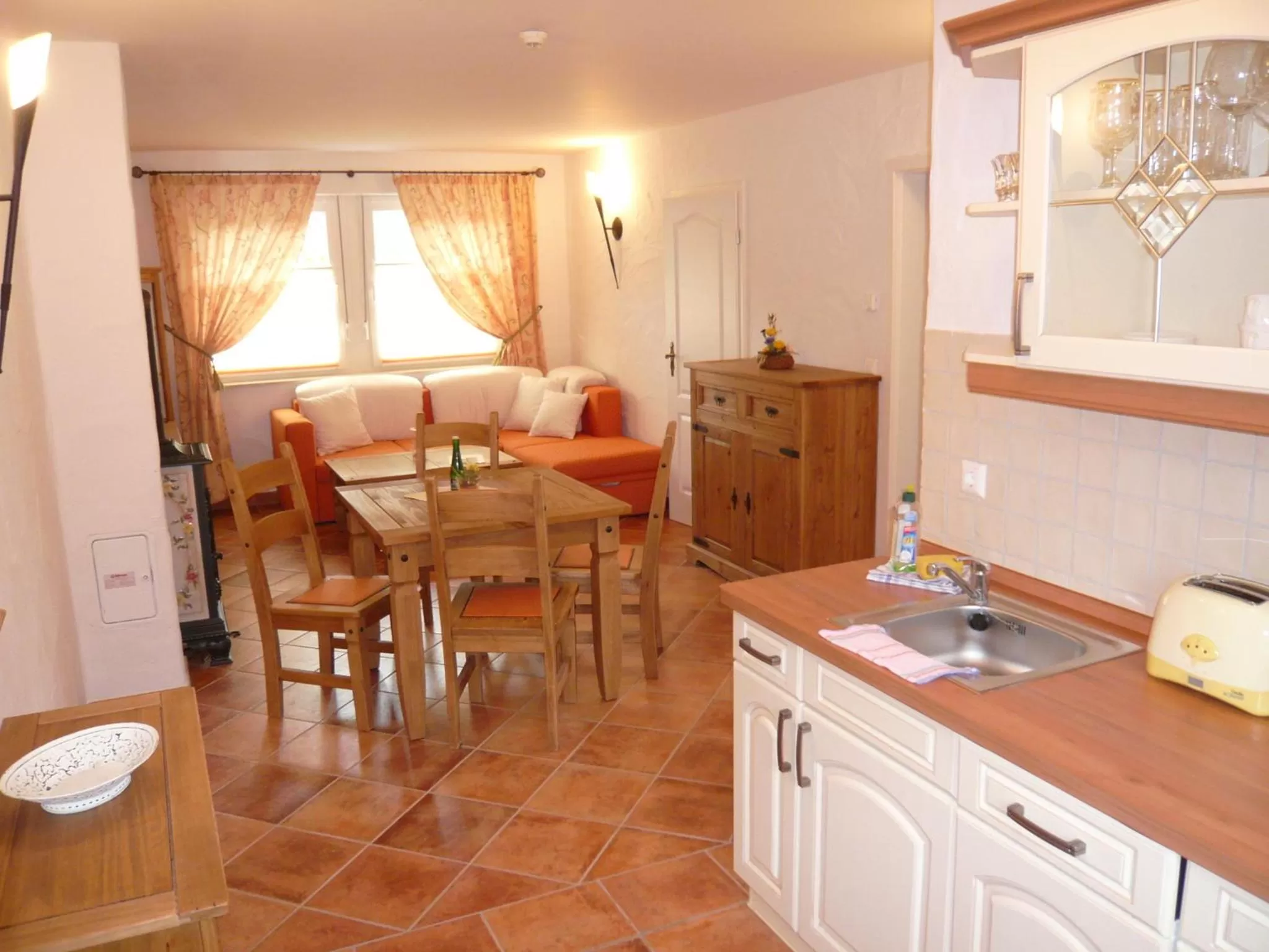 Kitchen or kitchenette in Zum Schlangenkönig