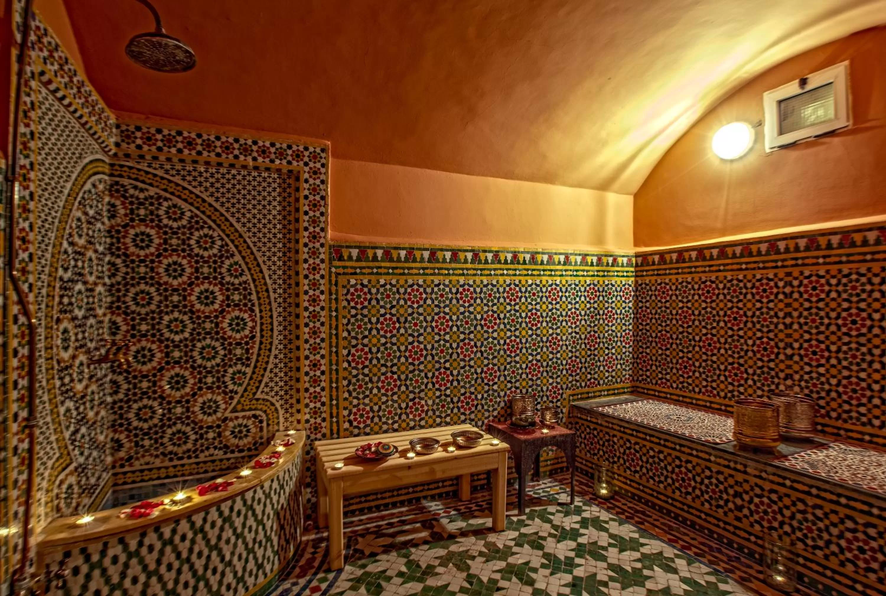 Steam room, Bed in Royal Mirage Deluxe