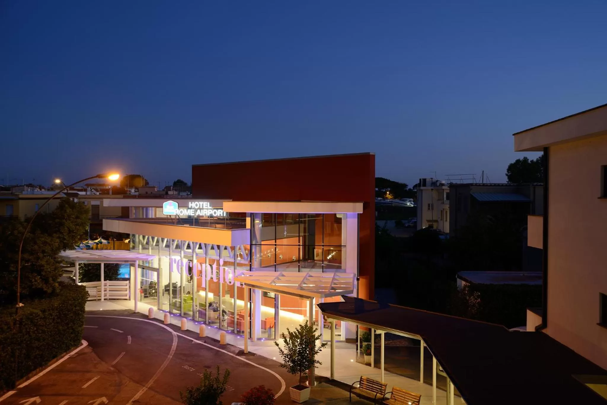 Facade/entrance in Best Western Hotel Rome Airport