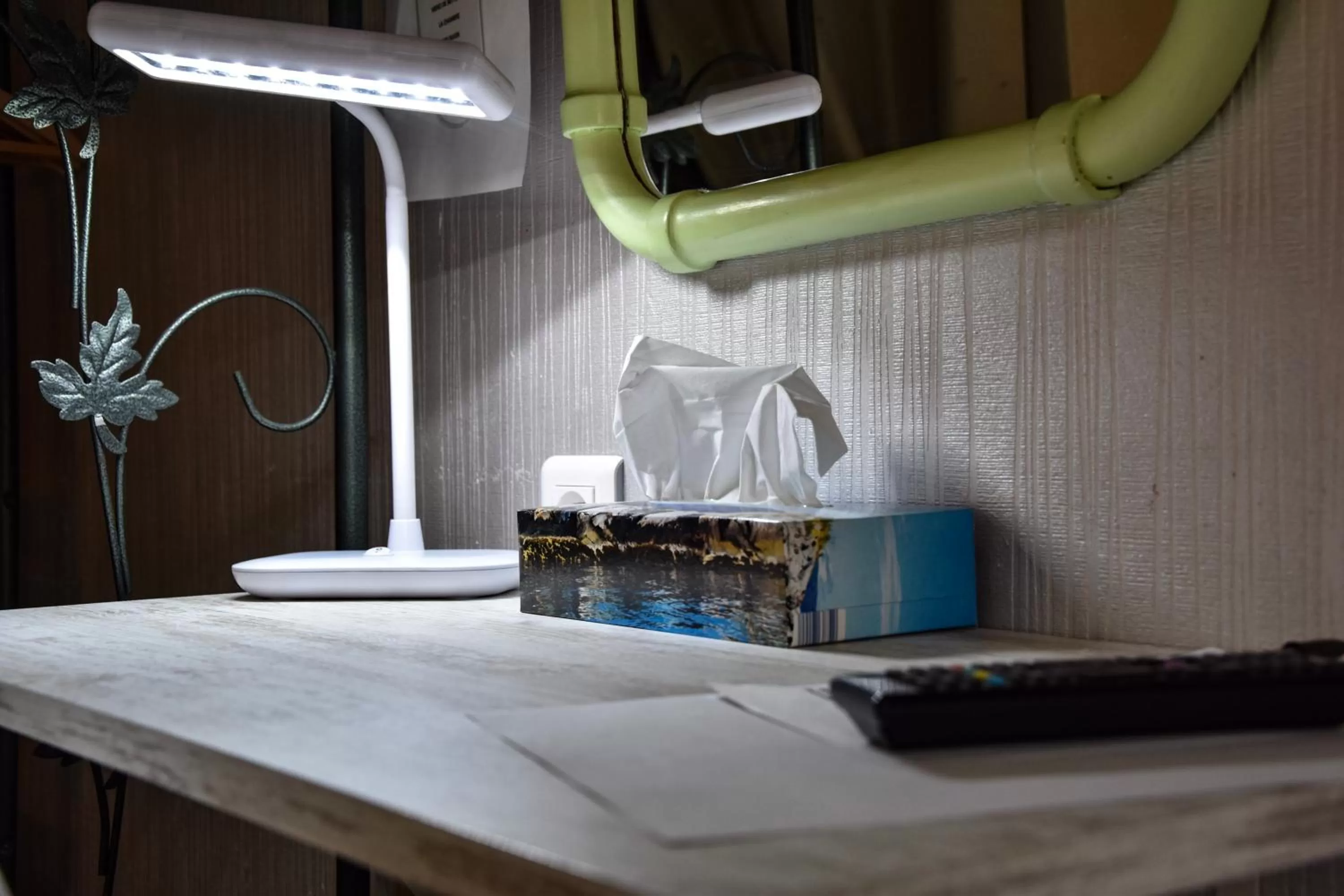 Decorative detail, Bathroom in Hotel des Remparts